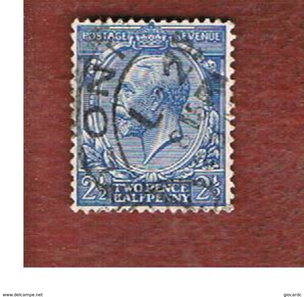 GRAN BRETAGNA (UNITED KINGDOM) -  SG 422  - 1912 KING GEORGE V 2 1/2   - USED° - Usati