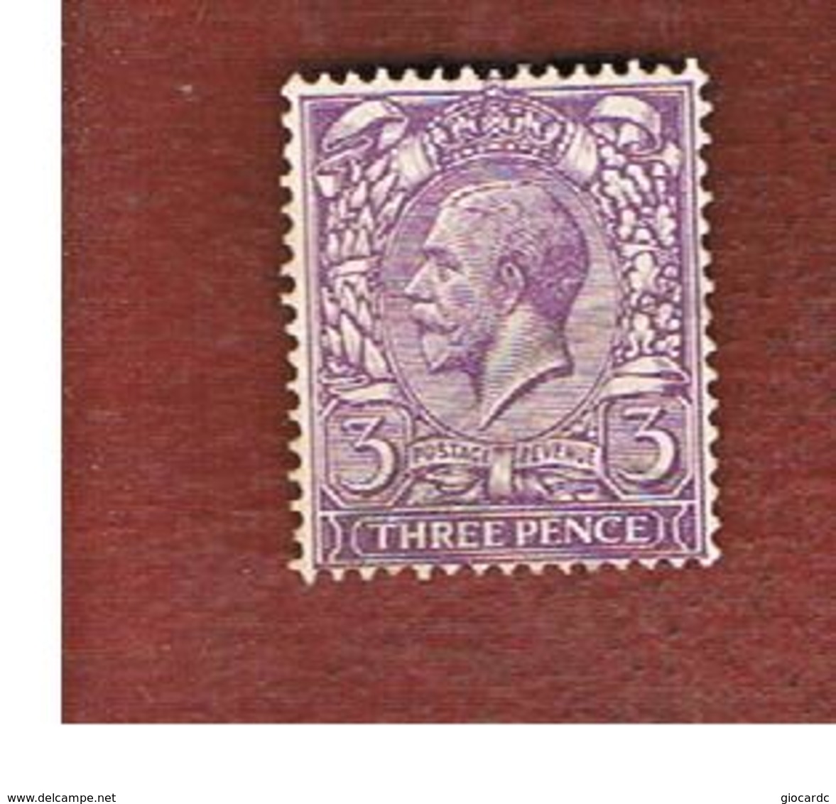 GRAN BRETAGNA (UNITED KINGDOM) -  SG 376  - 1912 KING GEORGE V 3   - USED° - Usati