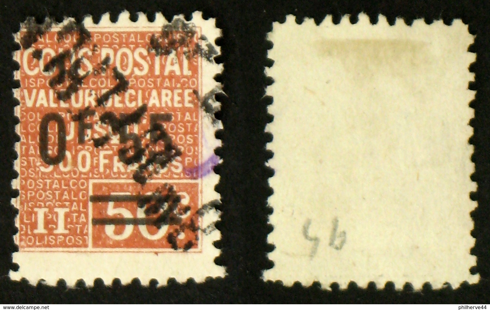 COLIS POSTAUX N° 59 Oblit Cote 5€ - Used