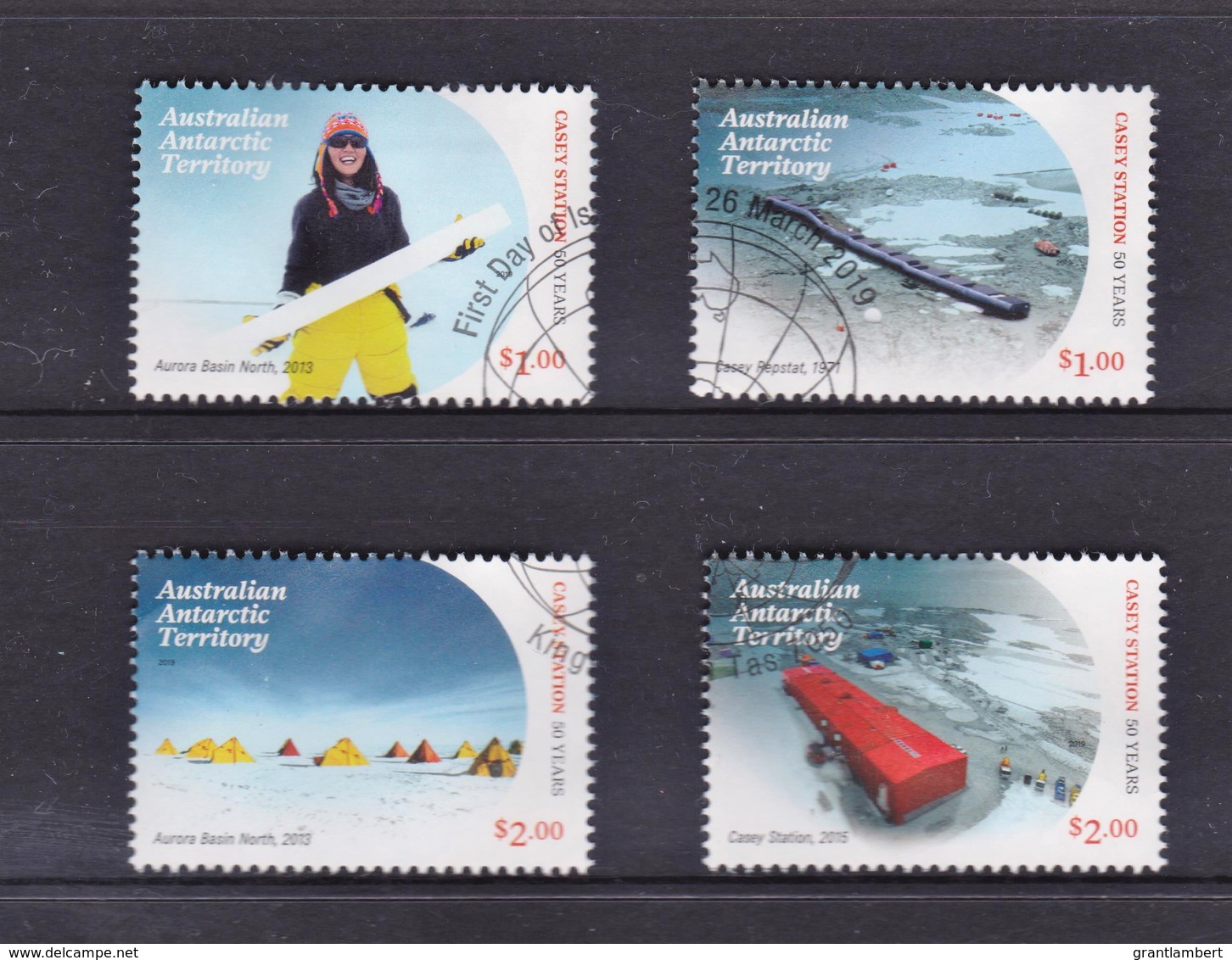 Australian Antarctic 2019 Casey Research Station 50 Years Set Of 4 Used - Used Stamps