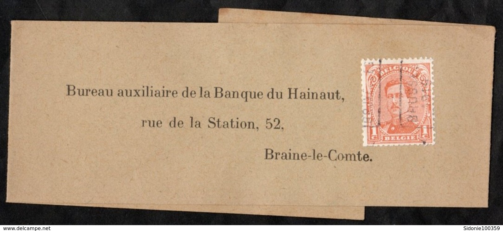 Bande Journal Affranchie Avec Un Préoblitéré Envoyée De Bruxelles Vers Braine Le Comte En 1919 - Rolstempels 1910-19