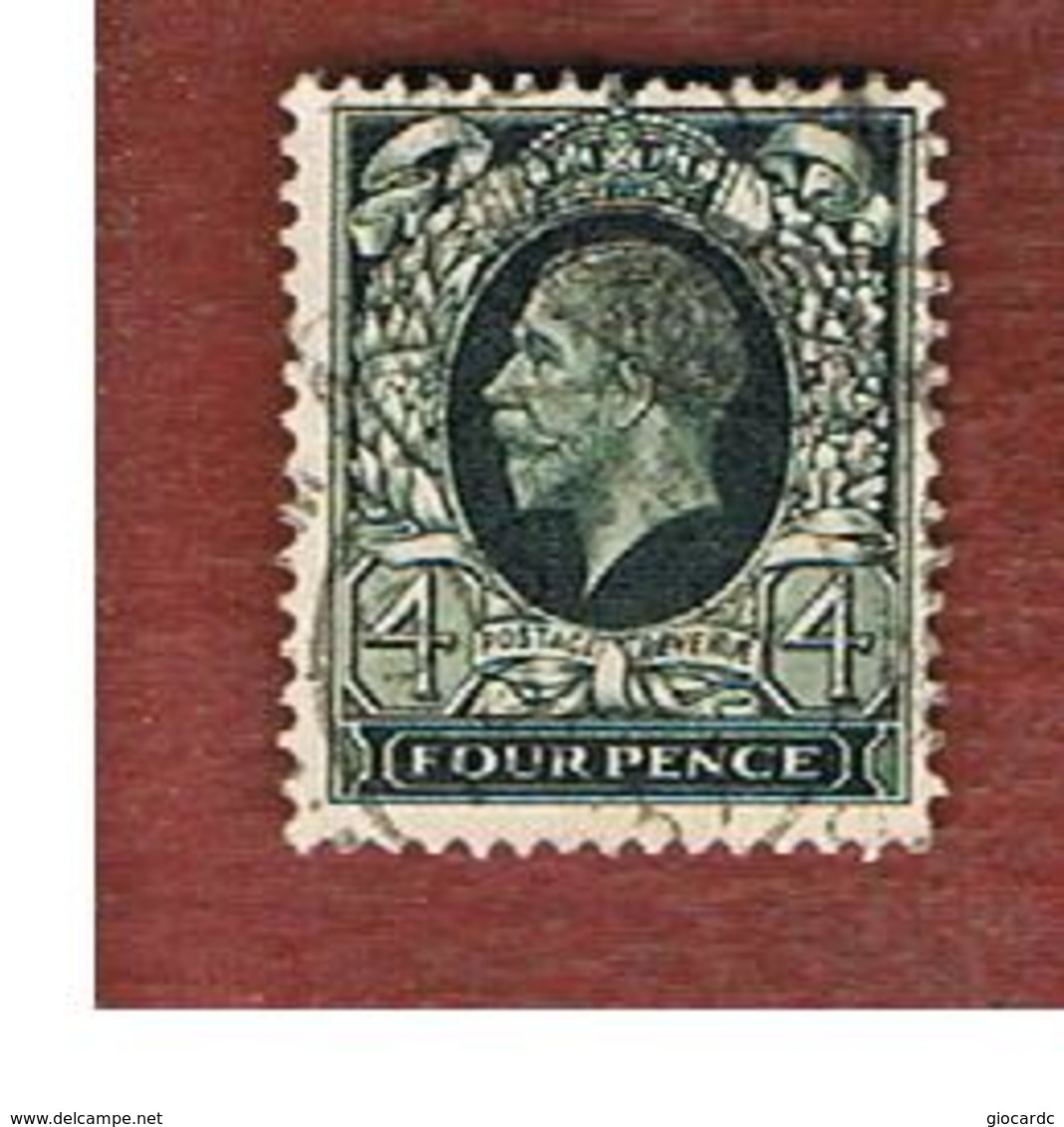 GRAN BRETAGNA (UNITED KINGDOM) -  SG 445  - 1935 KING GEORGE V  4    - USED° - Usati