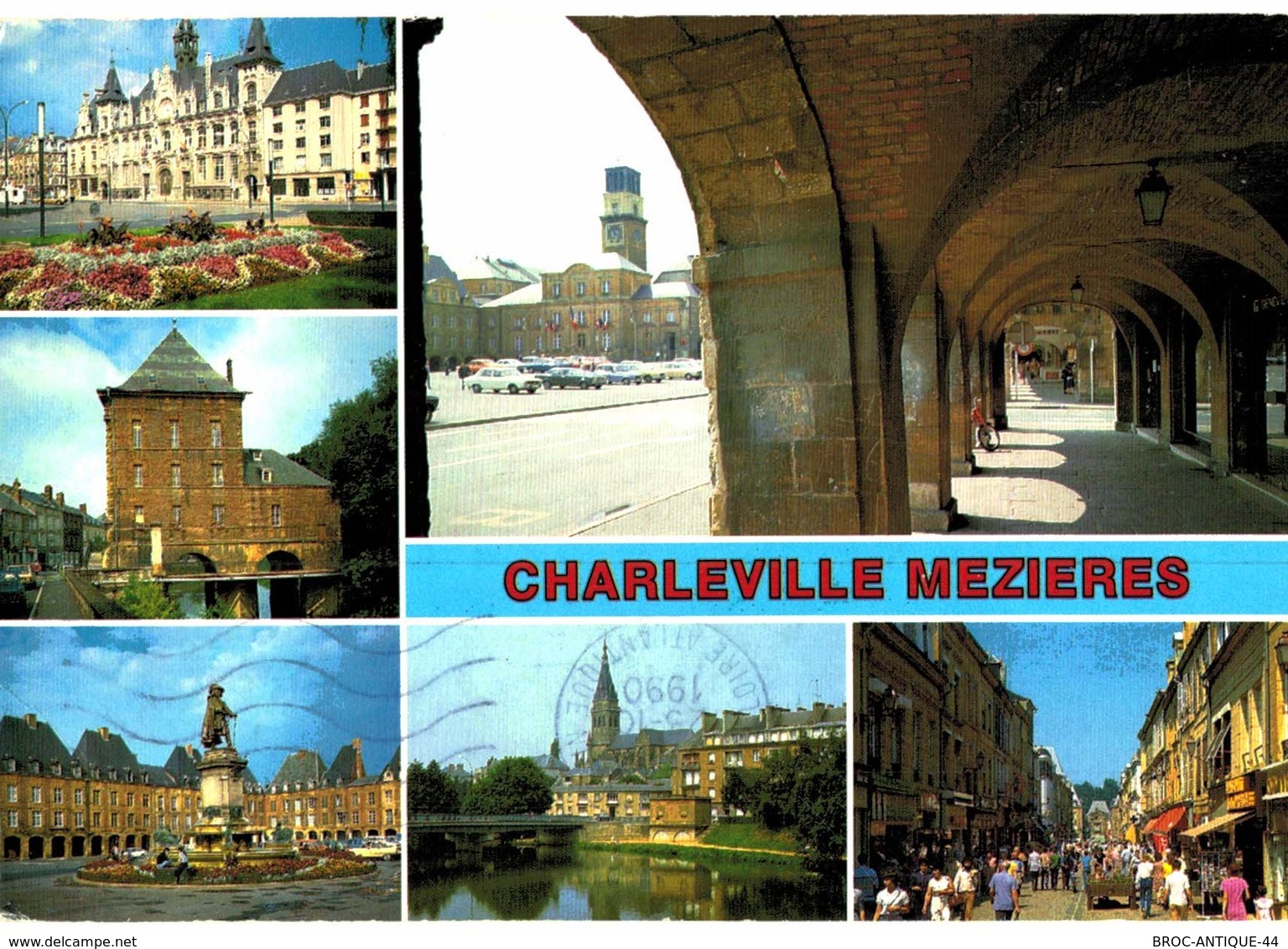 LOT N°1338 - LOT DE 24 CARTES DE CHARLEVILLE-MEZIERES DONT UNE CARTE DOUBLE DERNIER SCAN - Charleville