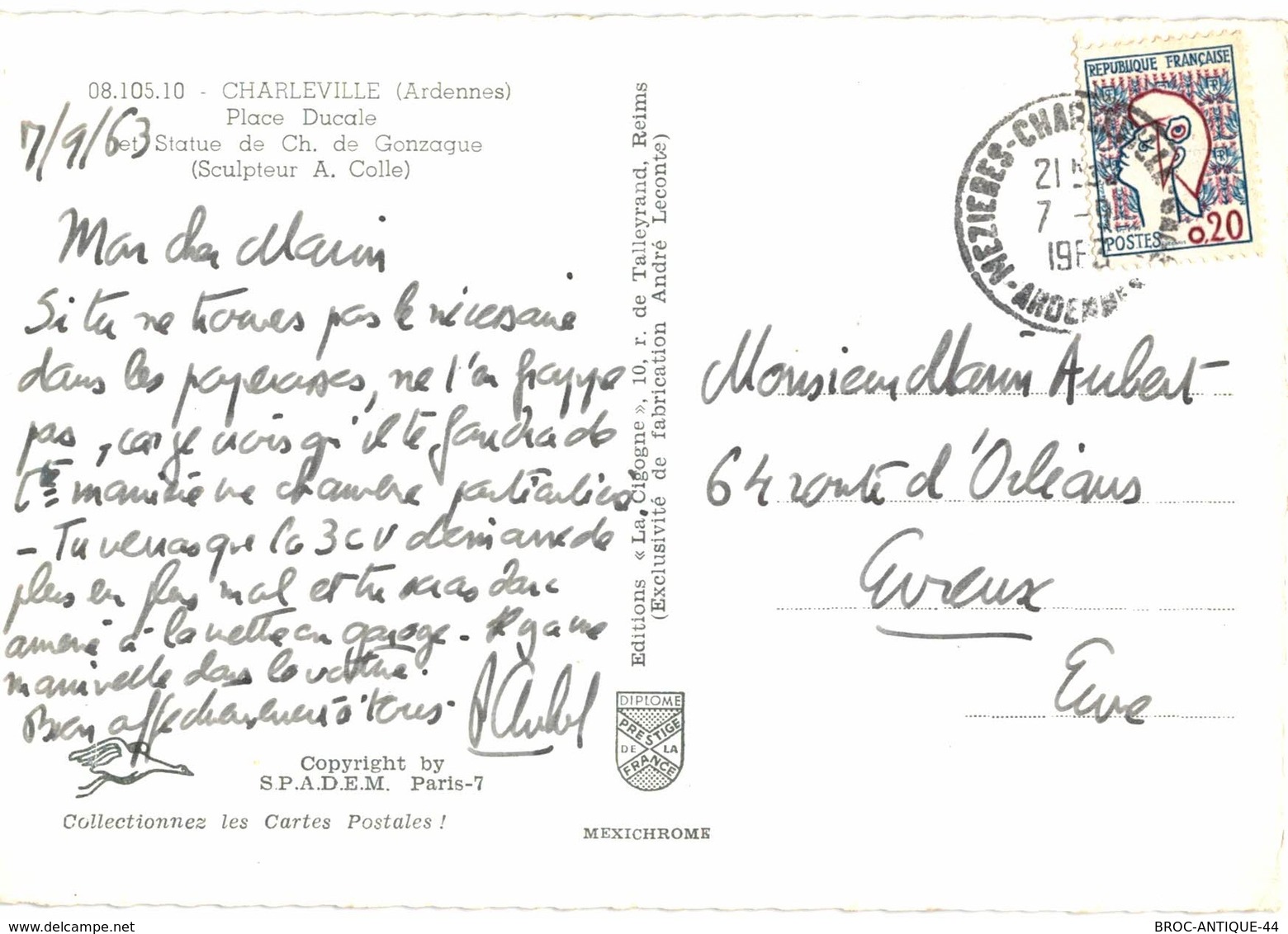 LOT N°1338 - LOT DE 24 CARTES DE CHARLEVILLE-MEZIERES DONT UNE CARTE DOUBLE DERNIER SCAN