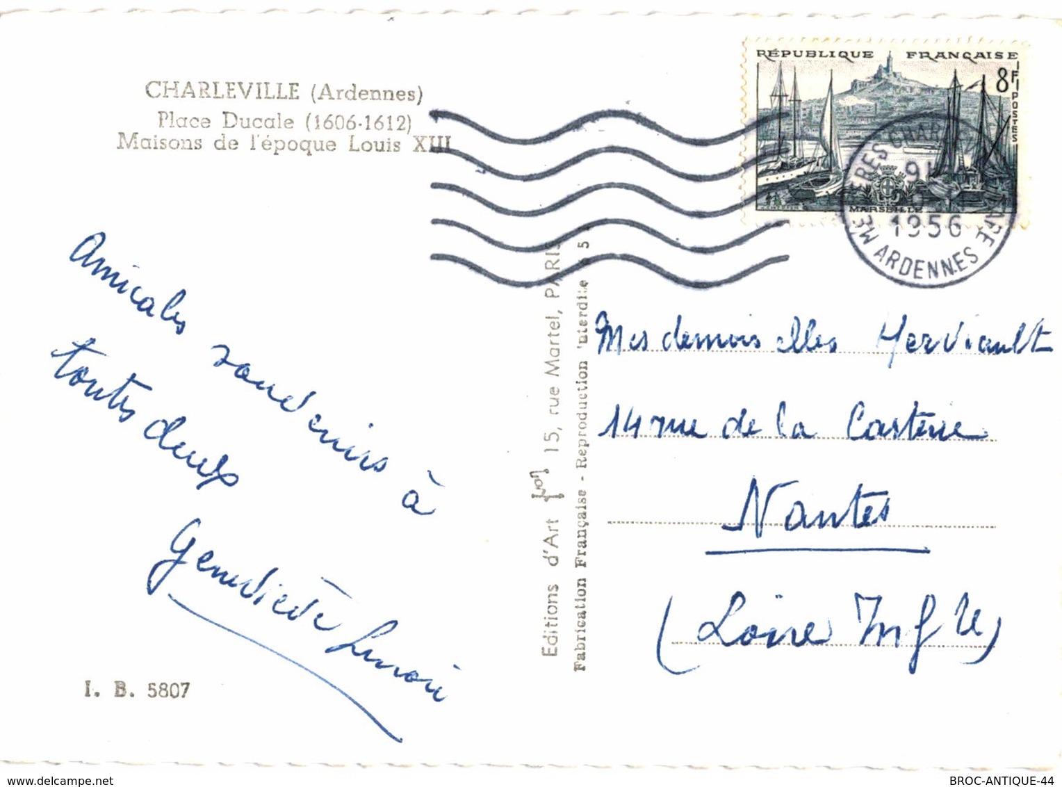 LOT N°1338 - LOT DE 24 CARTES DE CHARLEVILLE-MEZIERES DONT UNE CARTE DOUBLE DERNIER SCAN