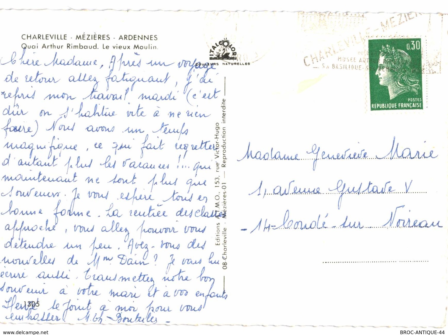 LOT N°1338 - LOT DE 24 CARTES DE CHARLEVILLE-MEZIERES DONT UNE CARTE DOUBLE DERNIER SCAN