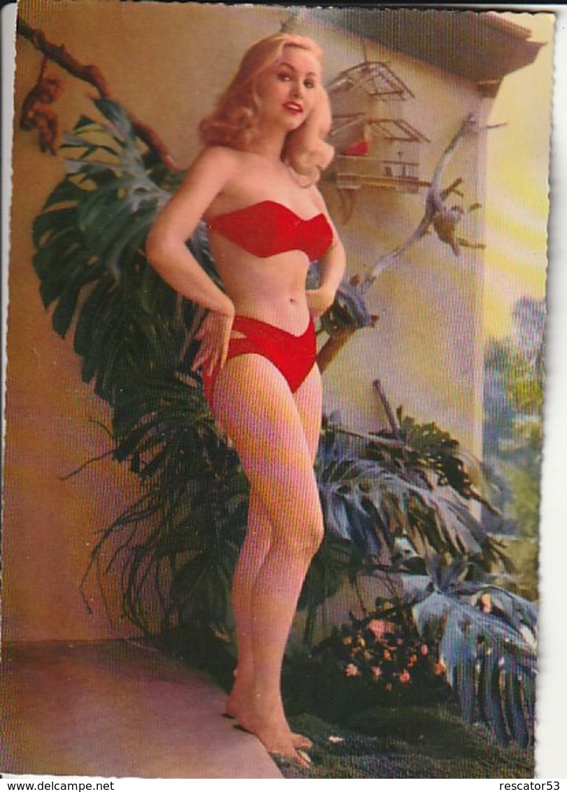 Rare  Cpa Pin-up En Maillot De Bain - Pin-Ups