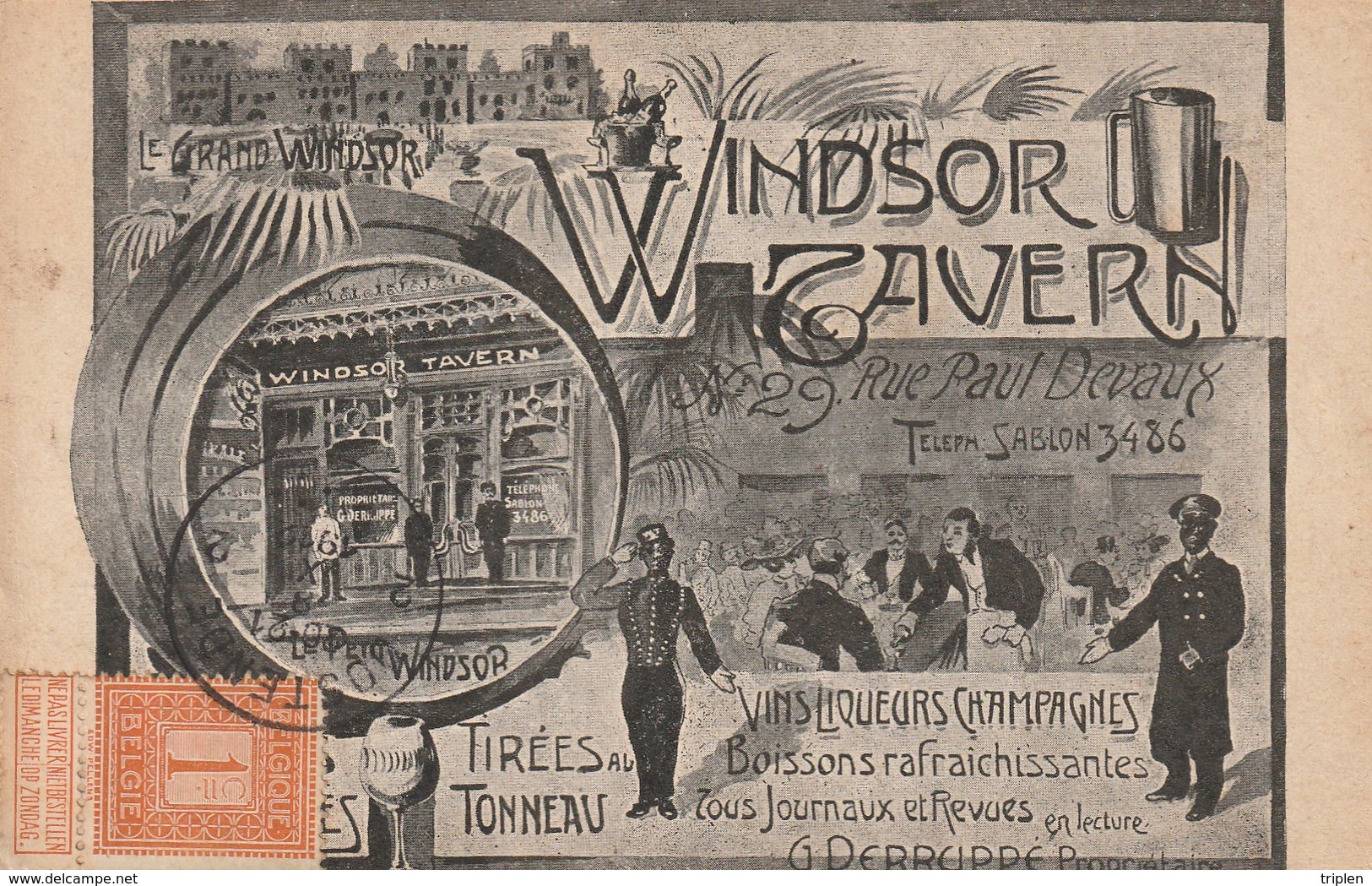 Windsor Tavern - 29 Rue Paul Devaux - G. Derruppé - Cafés, Hôtels, Restaurants