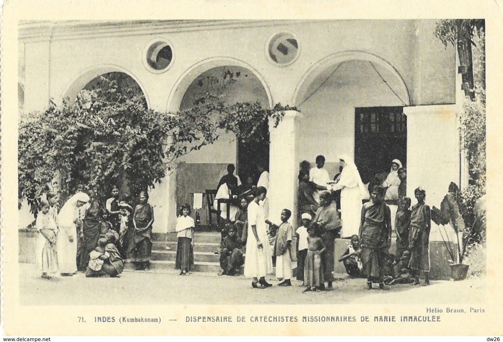 Indes (Kumbakonam) - Dispensaire De Catéchistes Missionnaires De Marie Immaculée - Carte N° 71 - Missions