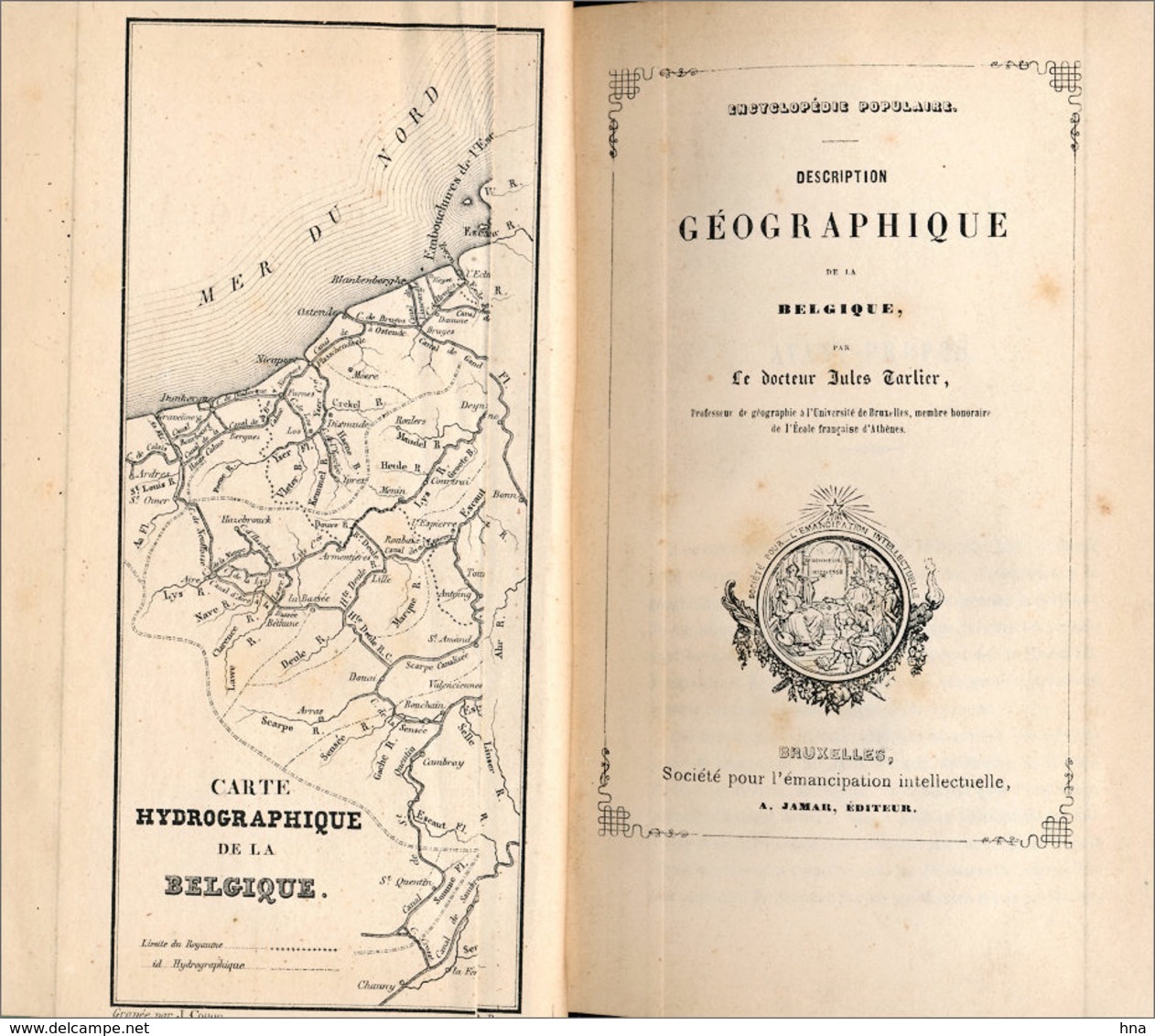 La Belgique Géographique En 1845 - Géographie
