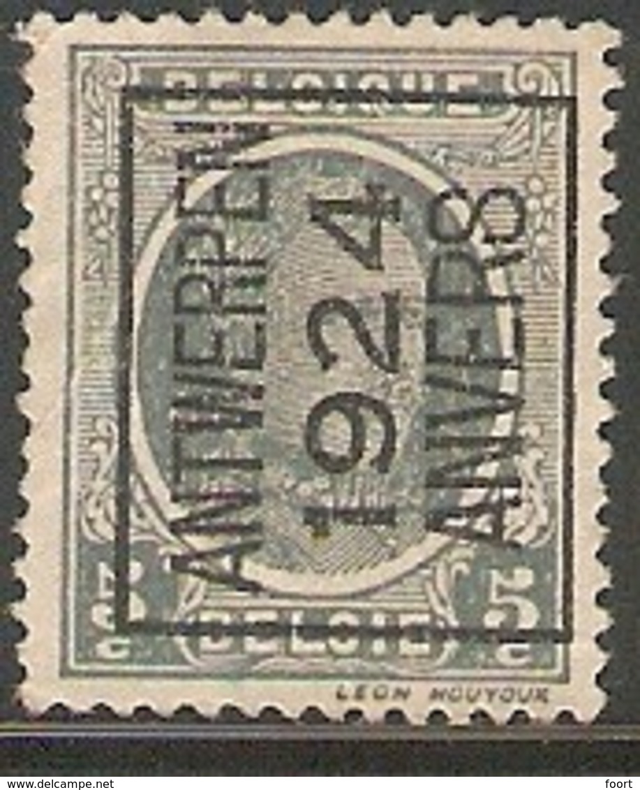 Antwerpen 1924 Typo Nr. 103A - Typo Precancels 1922-31 (Houyoux)