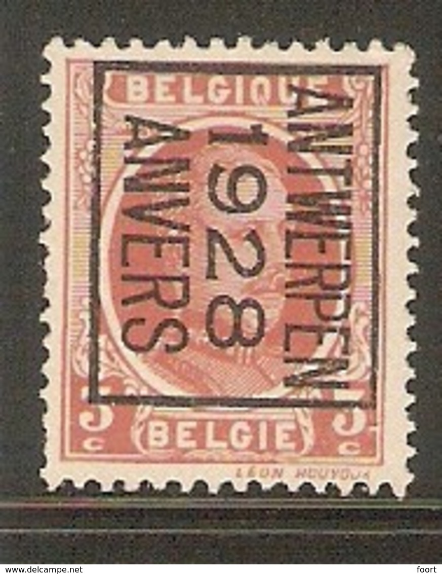 Antwerpen 1928 Typo Nr. 165B - Typo Precancels 1922-31 (Houyoux)