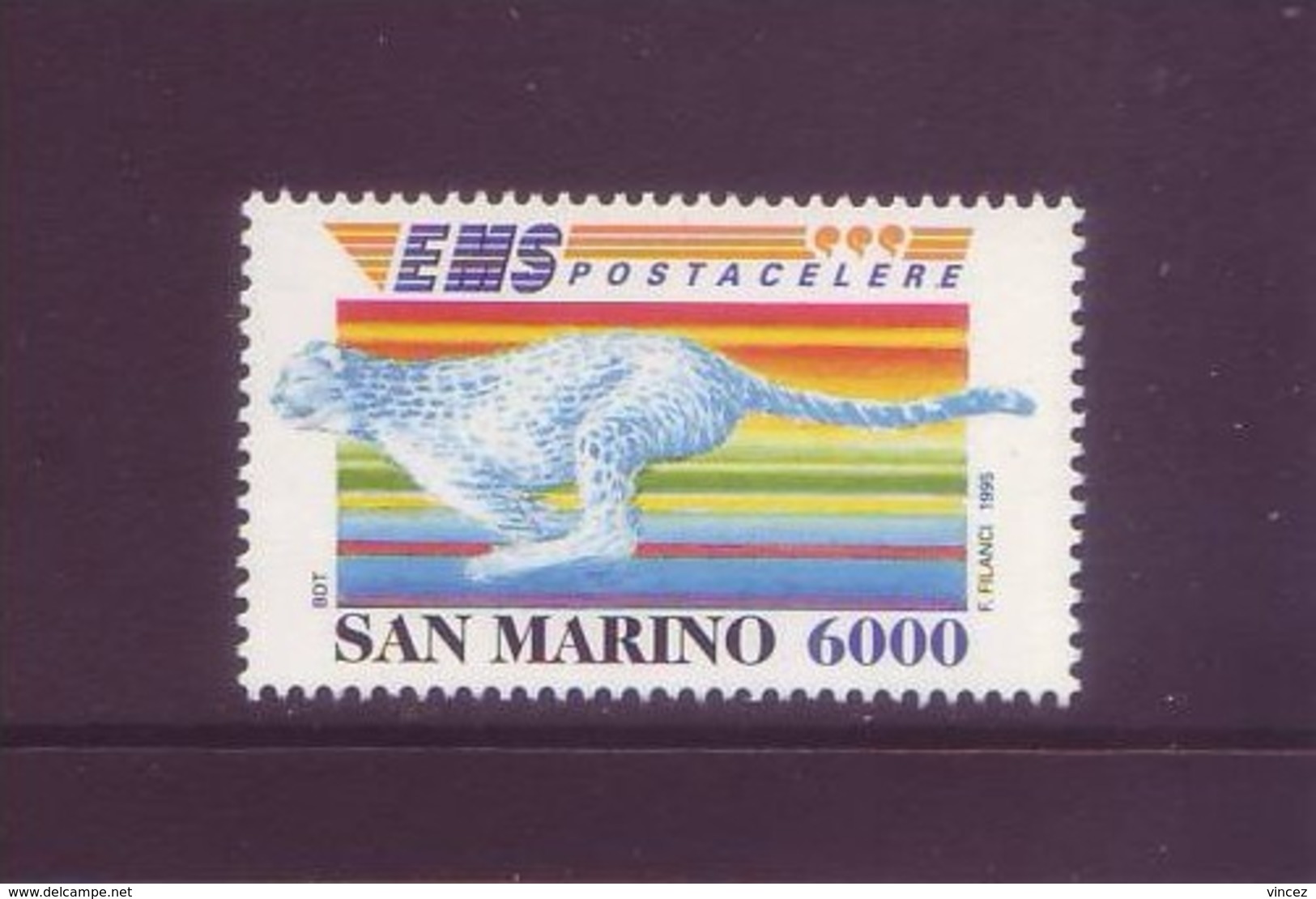 San Marino 1995 - Posta Celere - EMS, 1v MNH** Integro - Nuovi