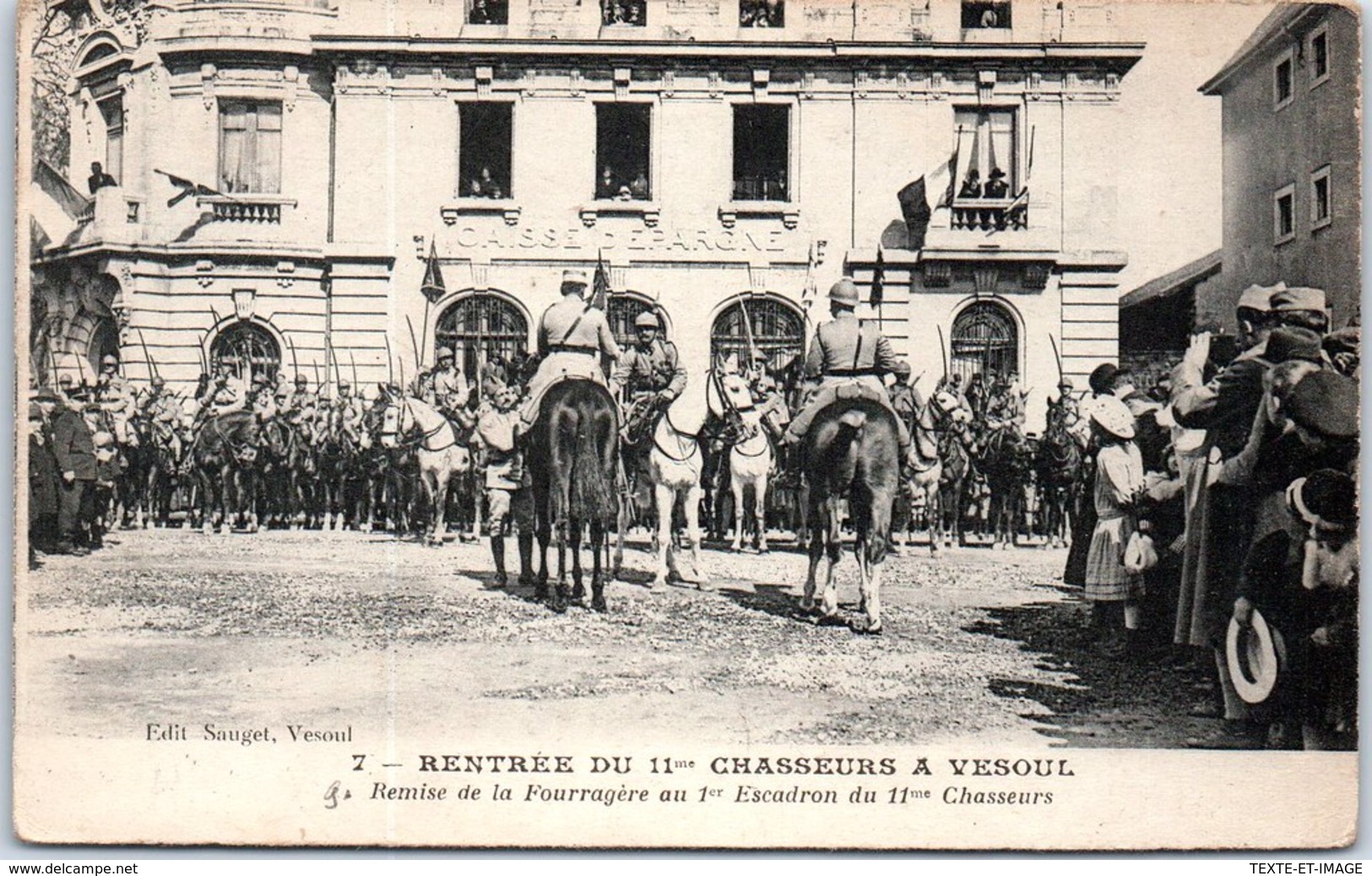 70 VESOUL - Remise De La Fourragère Au 1er Escadron Du 11e Chasseur - Vesoul