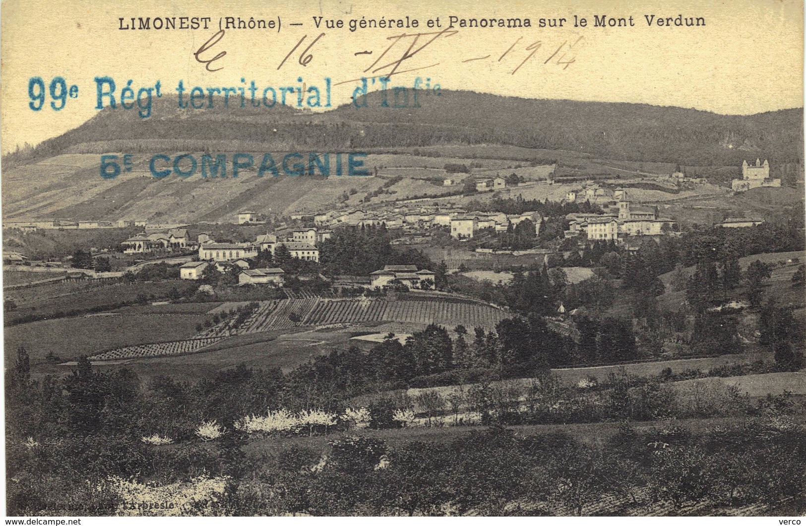 Carte Postale Ancienne De LIMONEST - Limonest