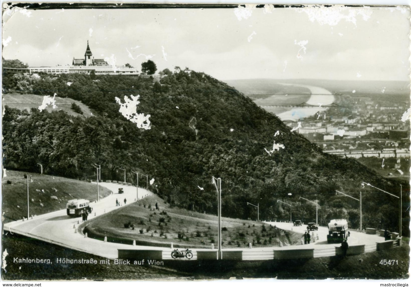 AUSTRIA  WIEN  KAHLENBERG  Höhenstrasse  Mit Blick Auf Wien - Altri & Non Classificati