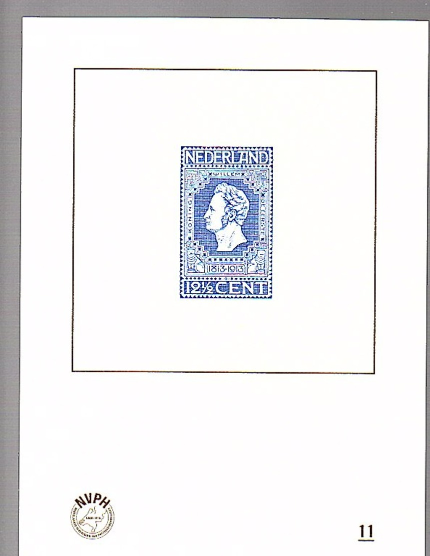 Blauwdruk ENGRAVING Issue No. # 4 Willem  Mint (ET-33c) - Sonstige & Ohne Zuordnung