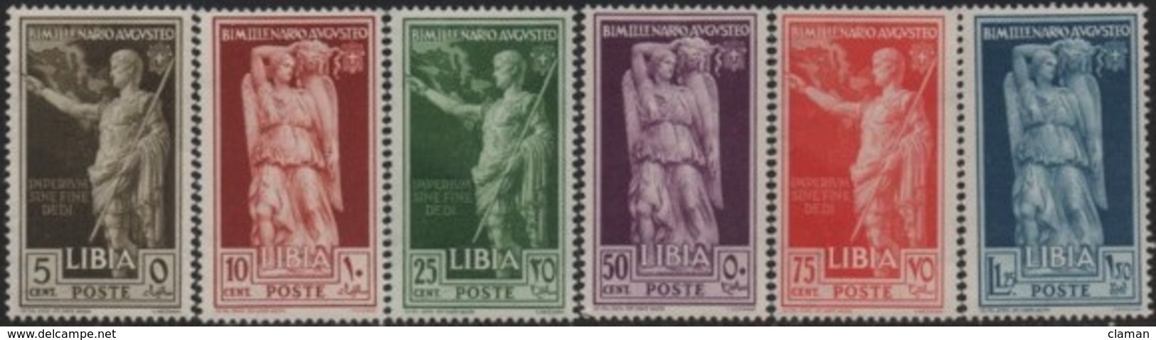 Italian Colonies-Italiennes (LIBIA) 1938 Agusteo Bimillenary-Bimillénaire Empereur Augusto-Kaiser Augustus  ** - Libya