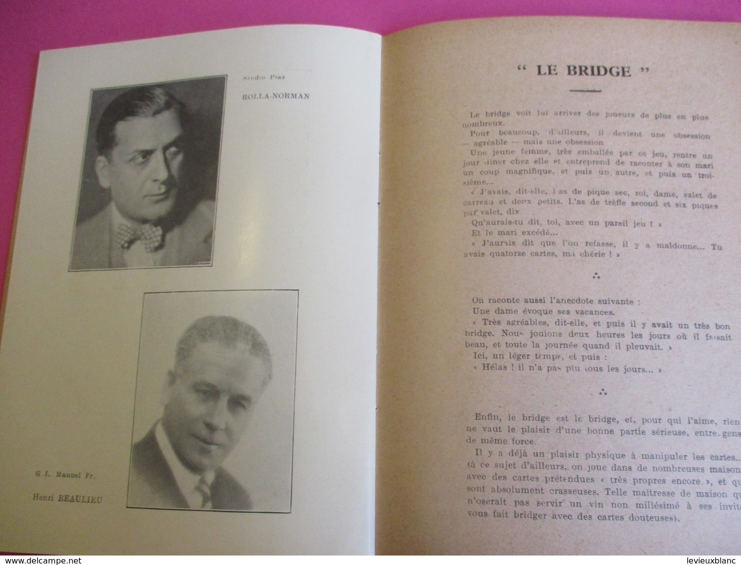 Programme De Théâtre/ MONTPARNASSE/GASTON BATY/Cris Des Coeurst/Pellerin /Les Caprices De Marianne/1935-36   PROG218 - Programmes