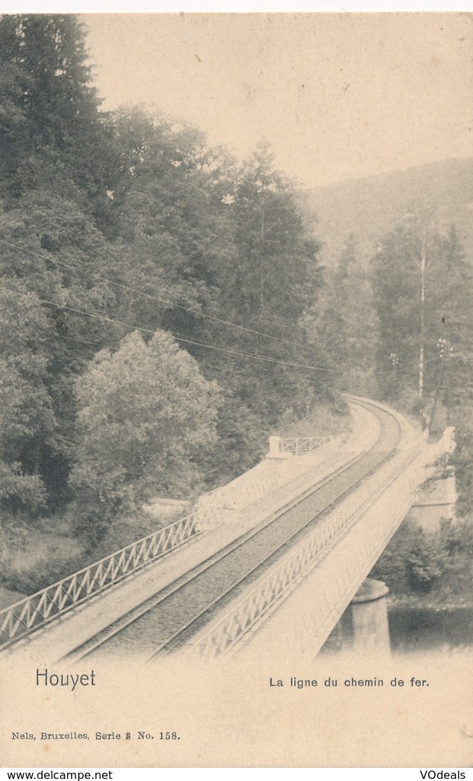 CPA - Belgique - Houyet - La Ligne Du Chemin De Fer - Houyet