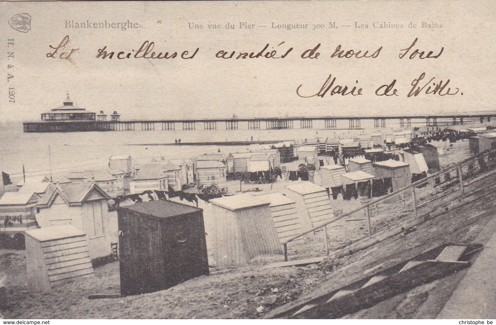 Blankenberghe, Blankenberge, Une Vue Du Pier (pk58701) - Blankenberge