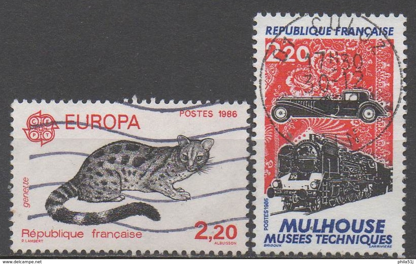 FRANCE  1986  __N° 2416/2450__OBL  VOIR SCAN - Gebruikt