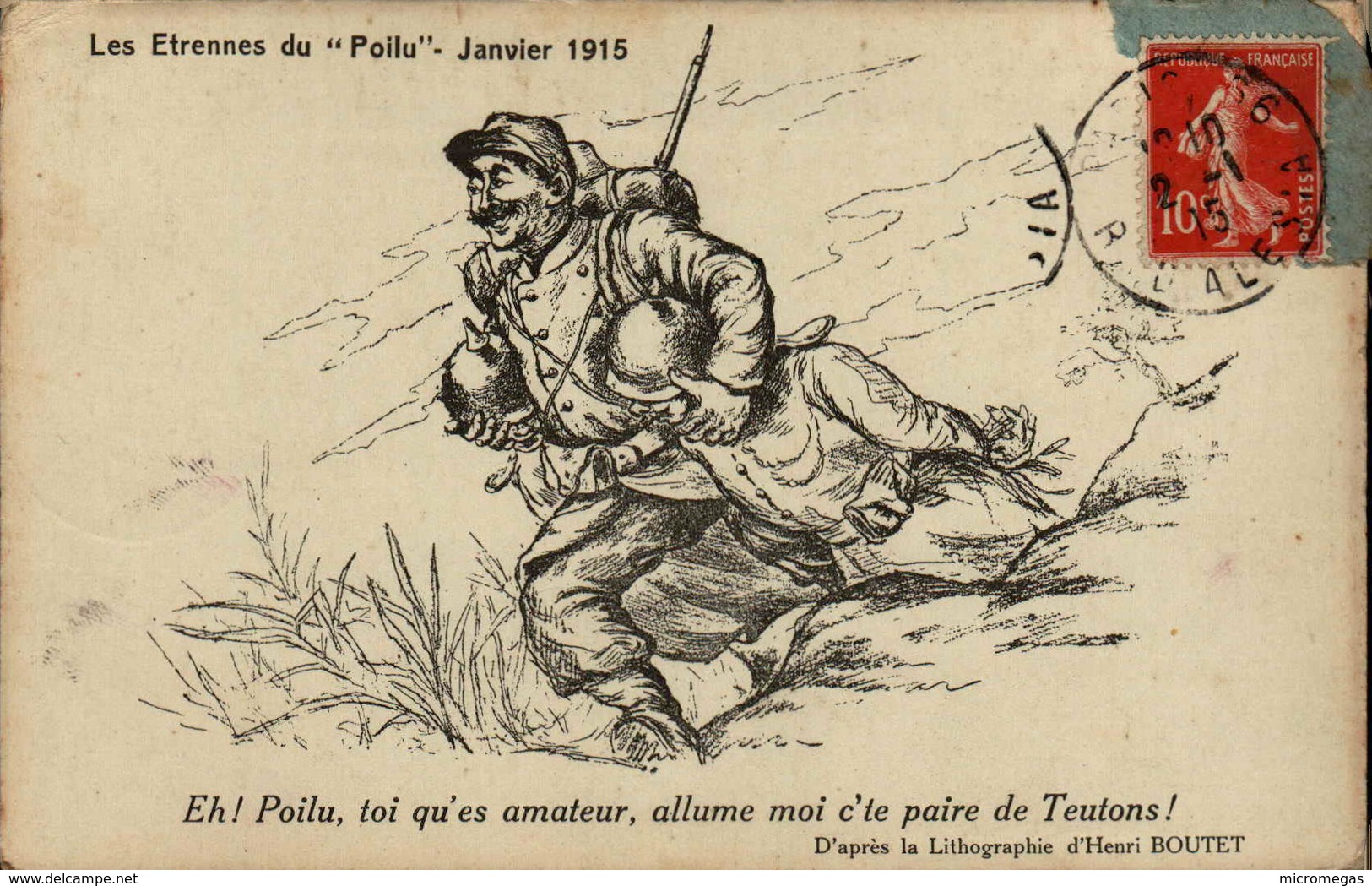 Henri BOUTET - Les Etrennes Du "Poilu" Janvier 1915 - Boutet