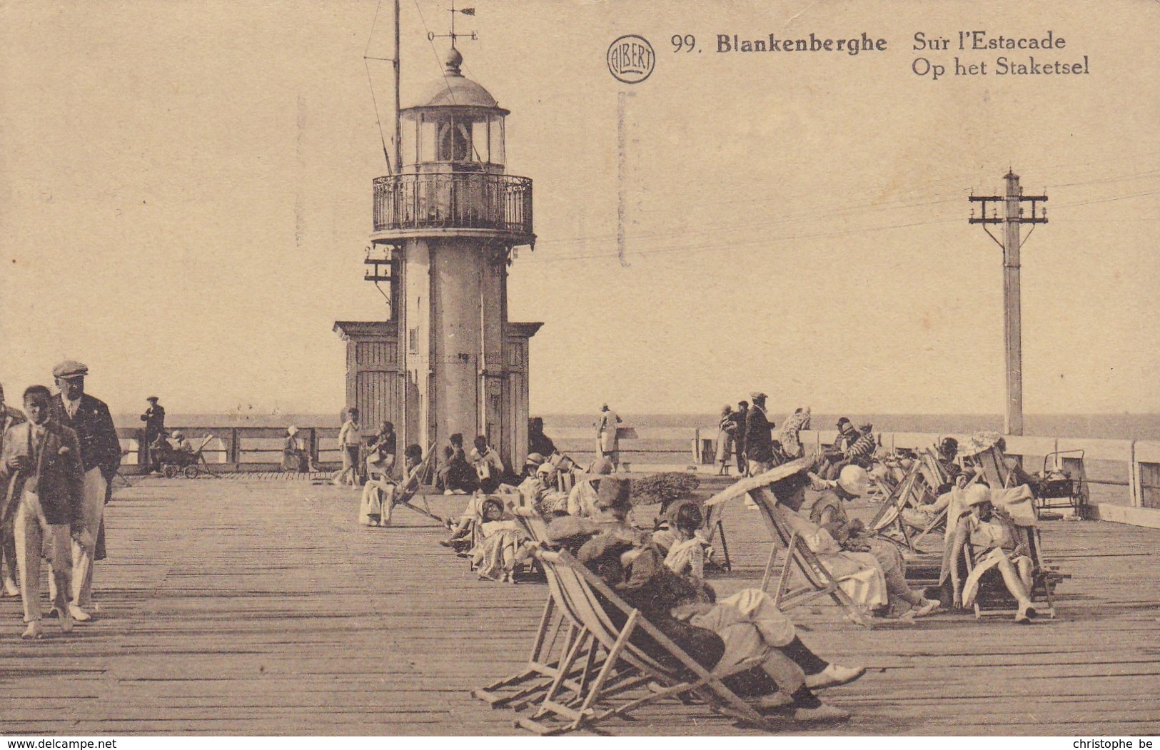 Blankenberghe, Blankenberge, Op Het Staketsel (pk58708) - Blankenberge