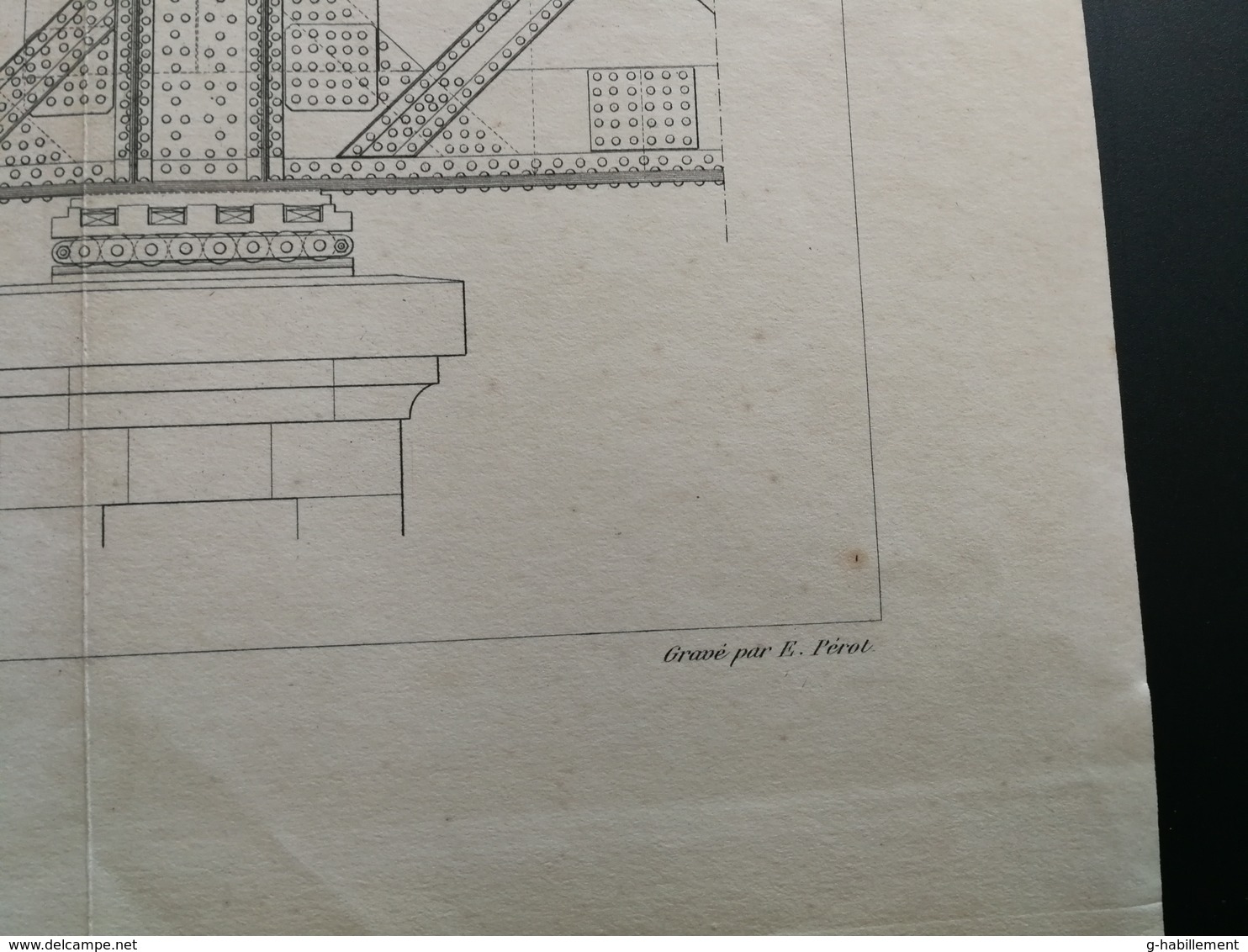 ANNALES PONTS Et CHAUSSEES (Dep 94) - Viaduc Du Val Saint-Léger - Graveur E.Pérot - 1882 - (CLB36) - Travaux Publics