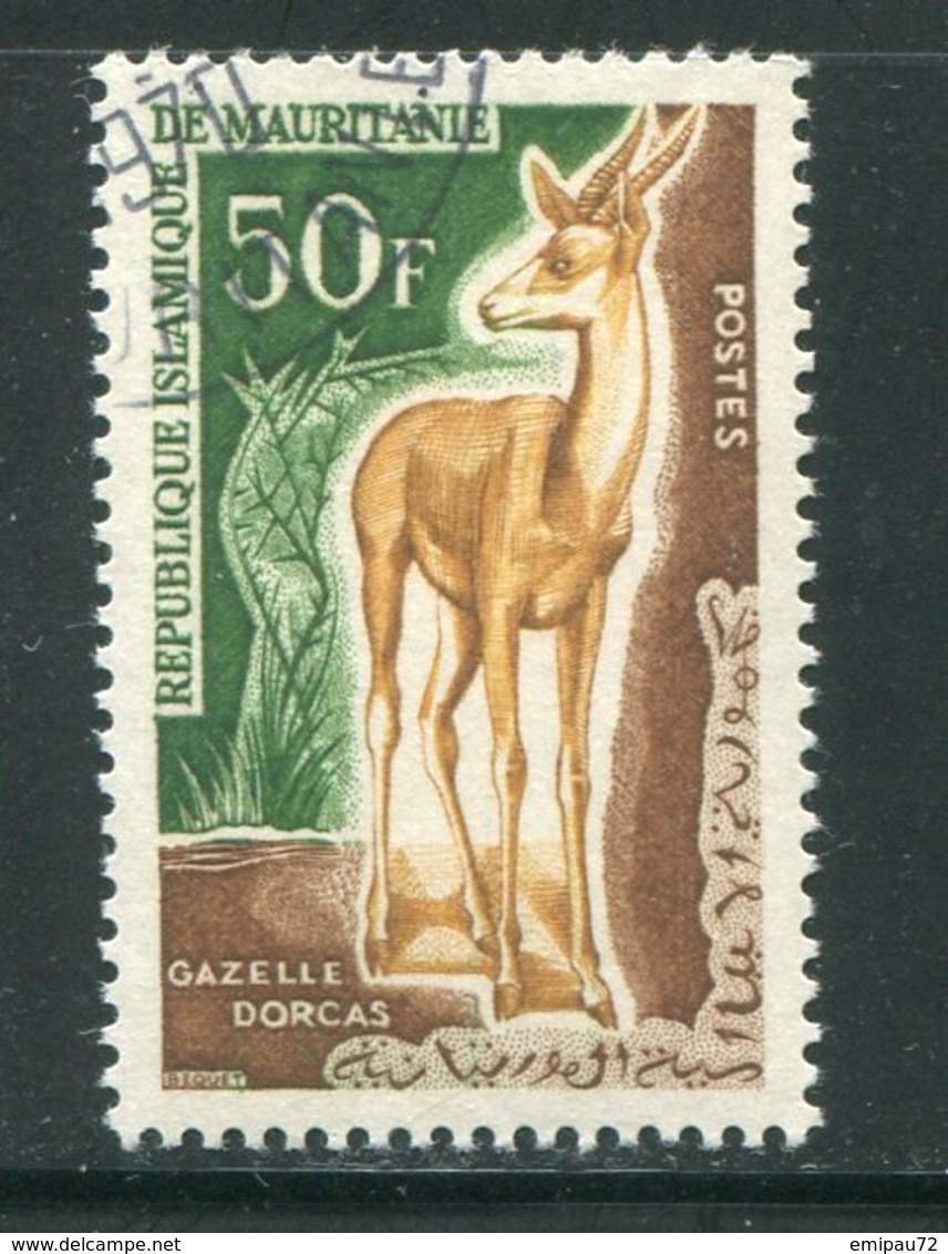MAURITANIE- Y&T N°175- Oblitéré (gazelles) - Mauritanie (1960-...)