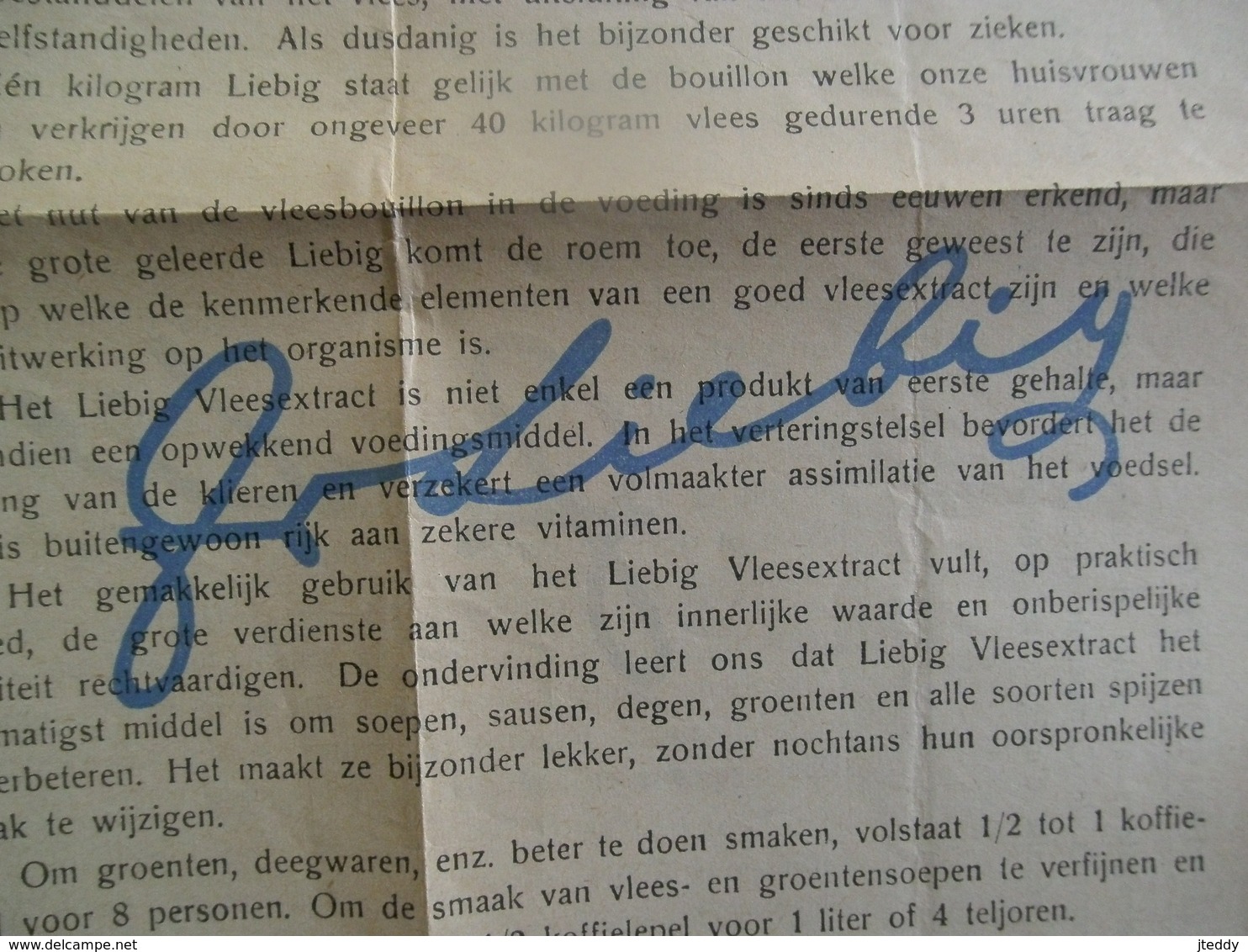 Reklame    2 Talig               LIEBIG  VLEESEXTRACT  Van Rond 1953   COMPAGNIE  LIEBIG    ANTWERPEN - Publicités