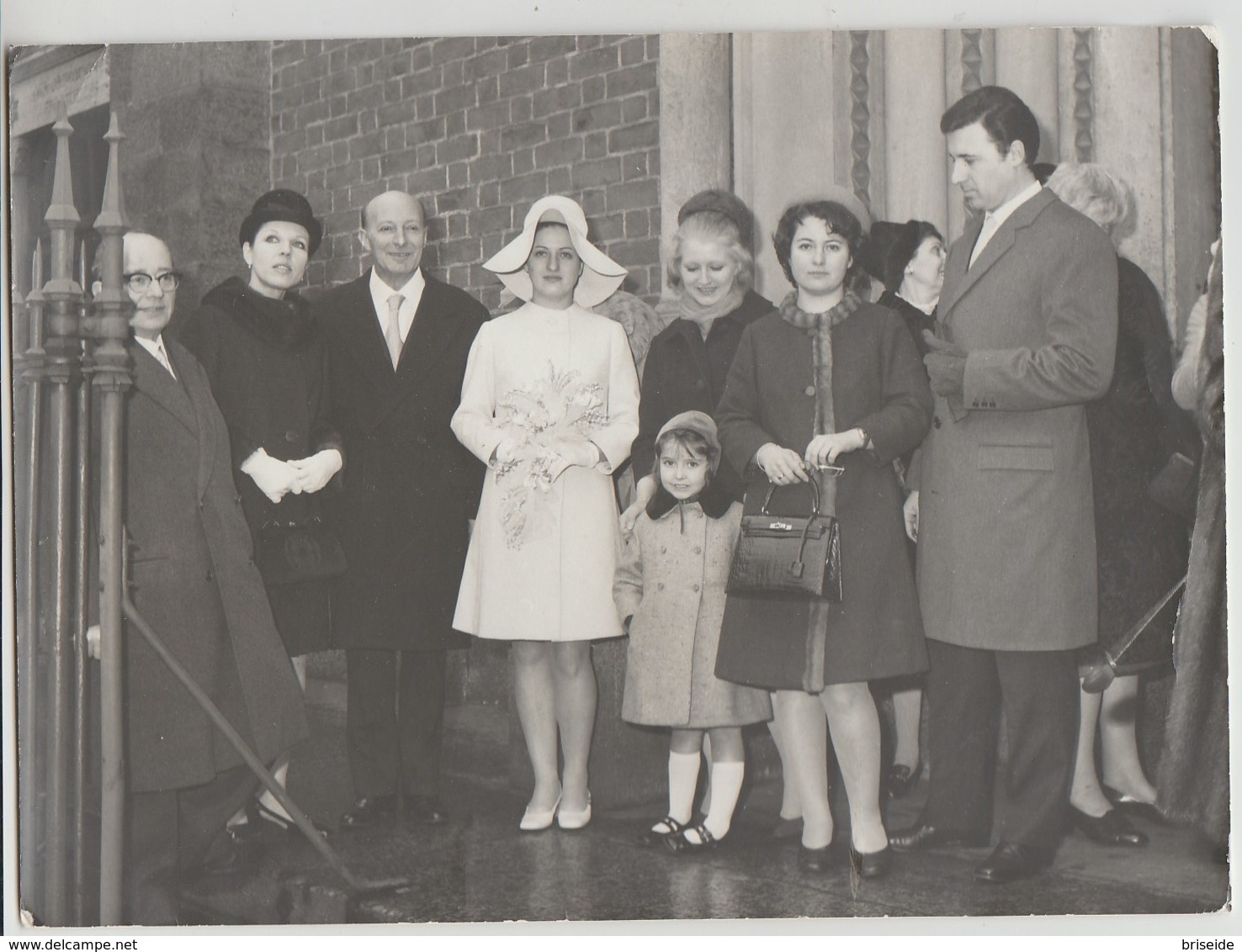 MODA COSTUME MATRIMONIO SPOSA 1969 N. 4 FOTOGRAFIE FOTO CM. 17,5X23 AGENZIA FOTOGRAFICA VIANINI MILANO - Persone Anonimi