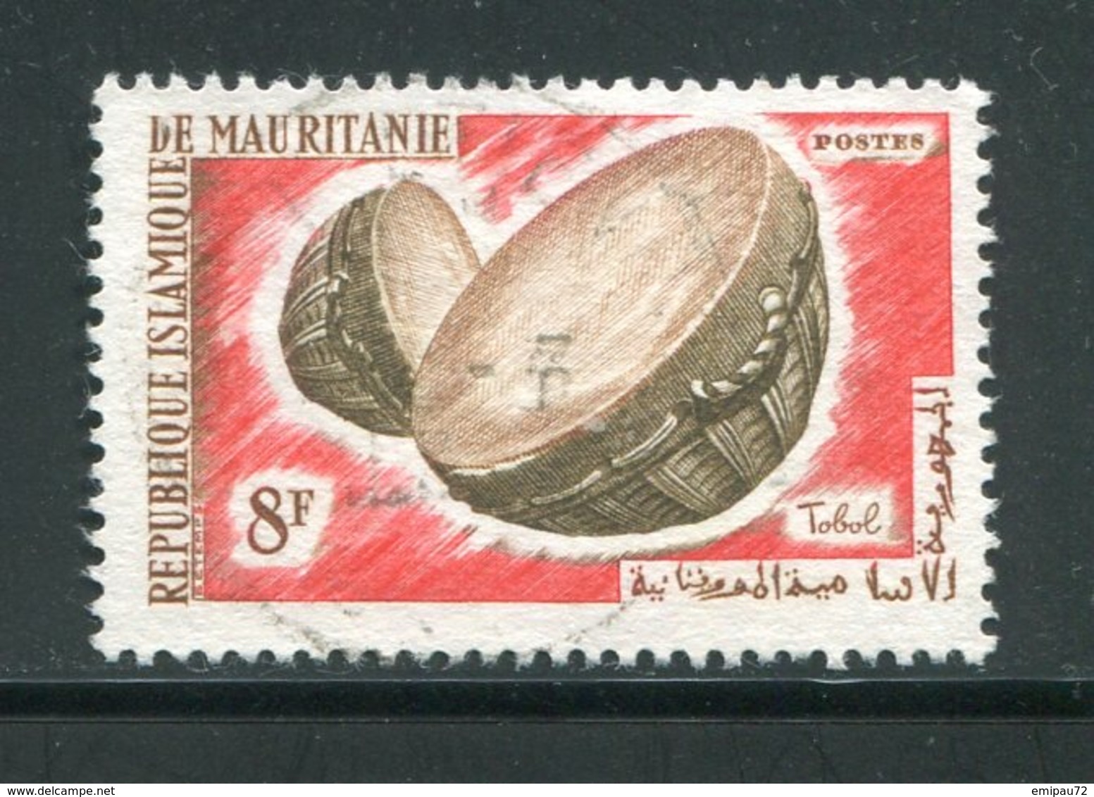 MAURITANIE- Y&T N°189- Oblitéré (instruments De Musique) - Mauritanie (1960-...)