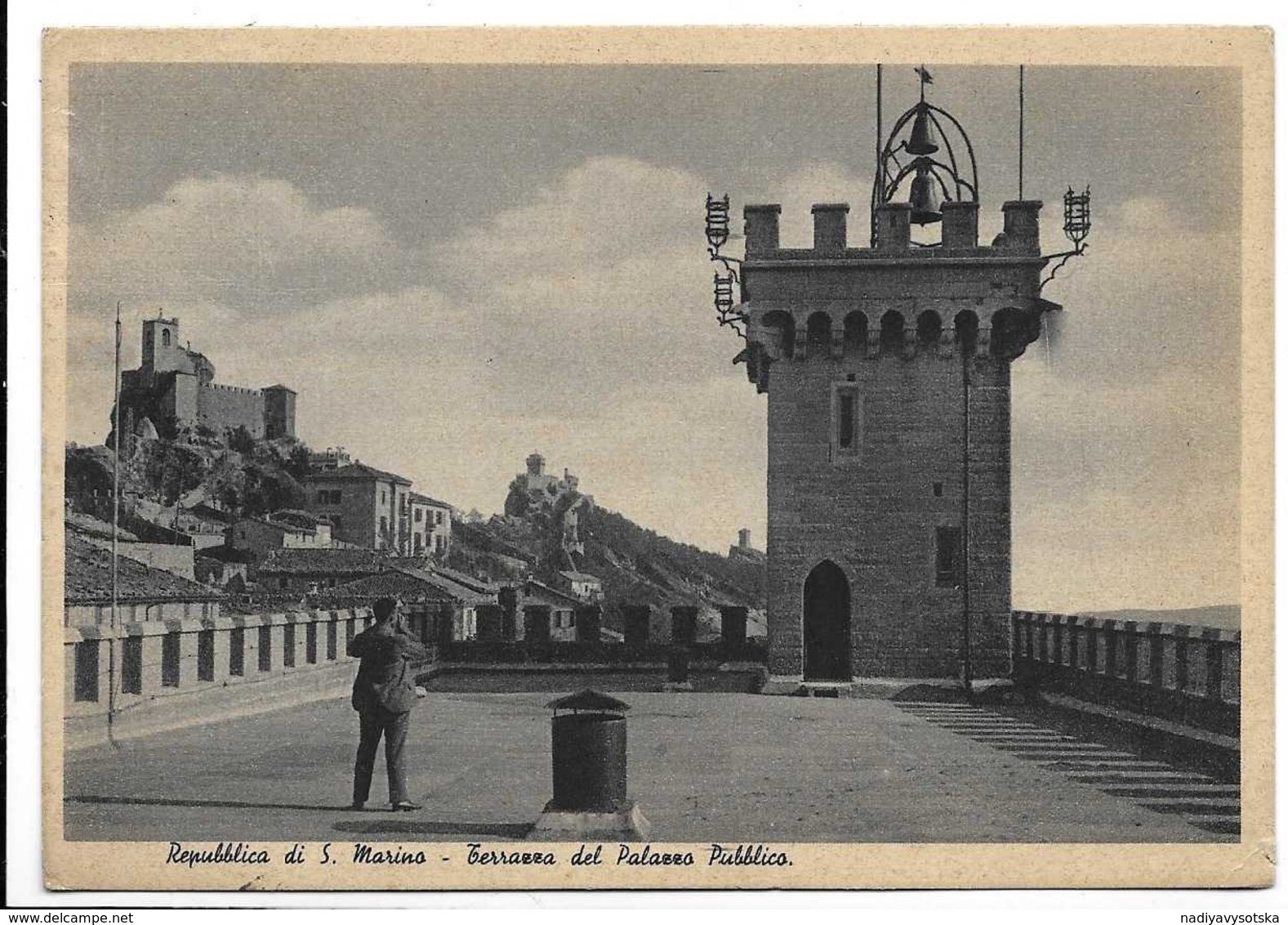 Repubblica Di San Marino. Terrazza Del Palazzo Pubblico. Bella Affrancatura. - Saint-Marin