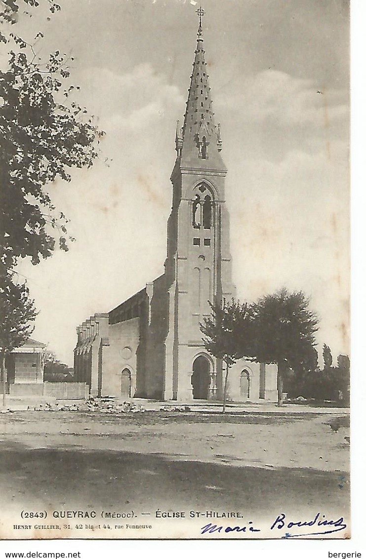 Bo/     33    Queyrac    Place De L'église - Autres & Non Classés