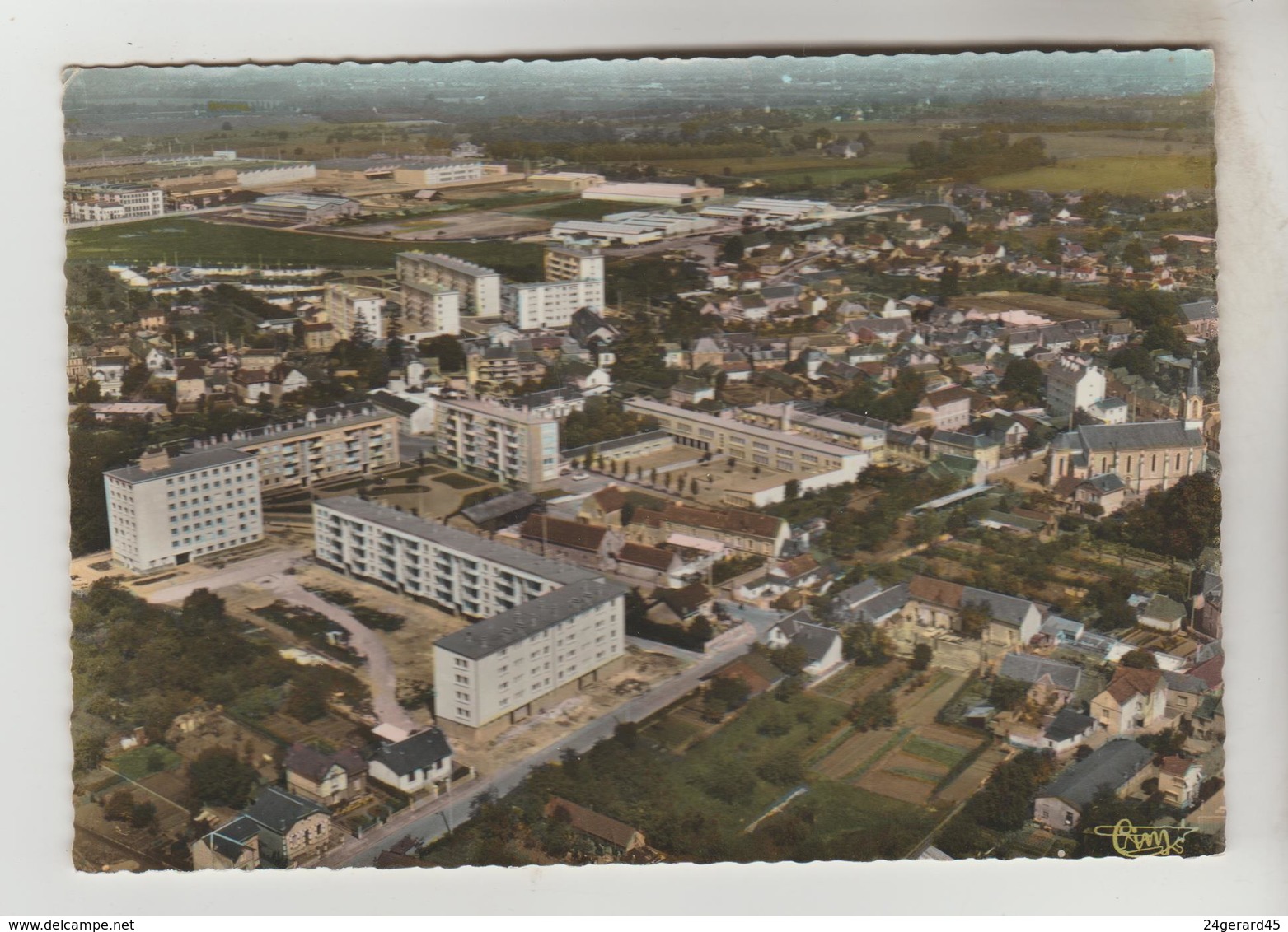 CPSM JOUE LES TOURS (Indre Et Loire) - Vue Générale Aérienne - Other & Unclassified