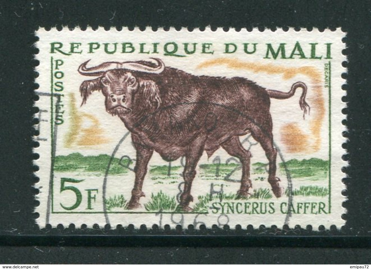 MALI- Y&T N°72- Oblitéré (buffle) - Mali (1959-...)