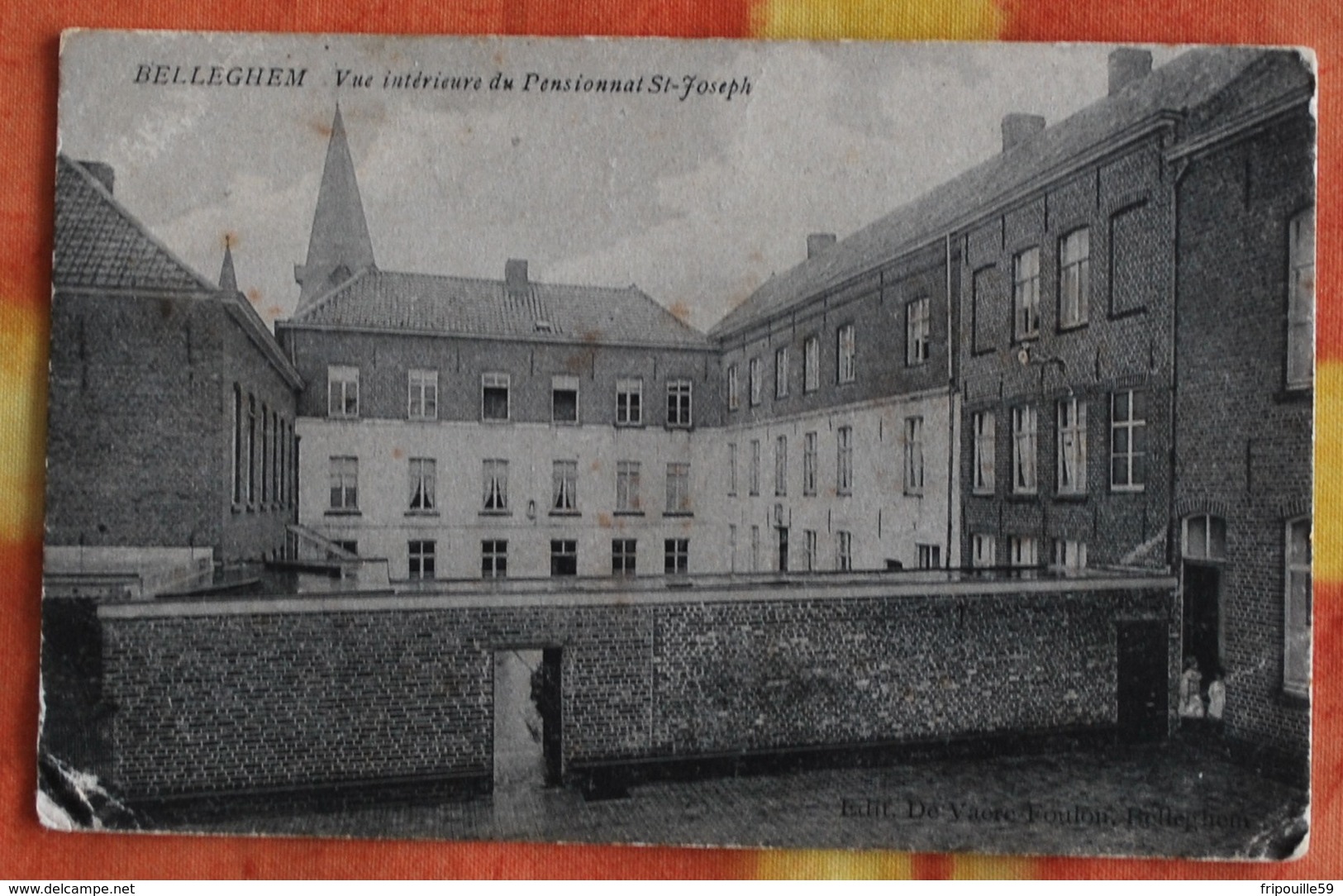 Belleghem - Vue Intérieure Du Pensionnat St-Joseph - Ed. De Vaere-Foulon - Vers 1910 - Kortrijk