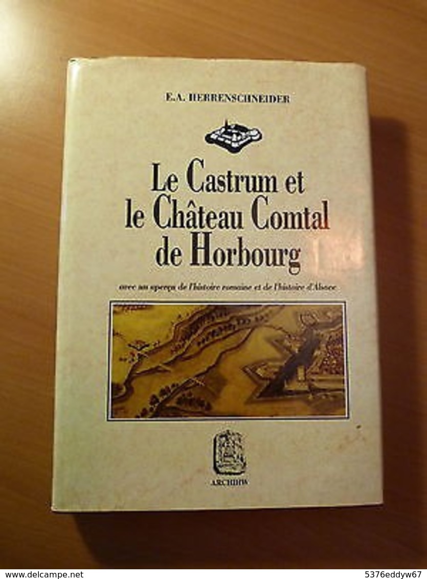 Le Castrum Et Le Château Comtal De Horbourg-Histoire Romaine-Alsace-Colmar... - 1901-1940