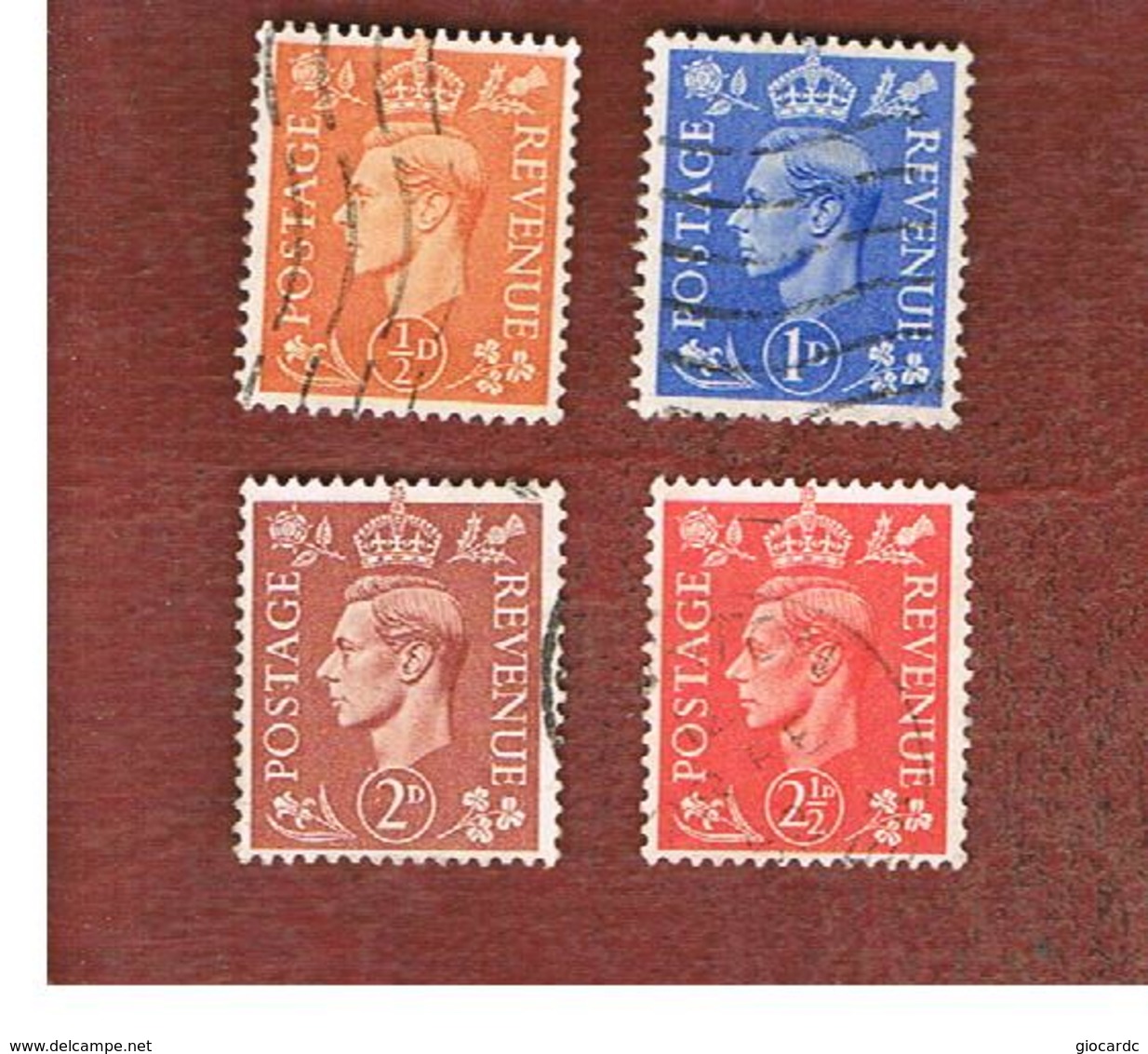 GRAN BRETAGNA (UNITED KINGDOM) -  SG 503.507  - 1951 KING GEORGE VI     - USED° - Usati