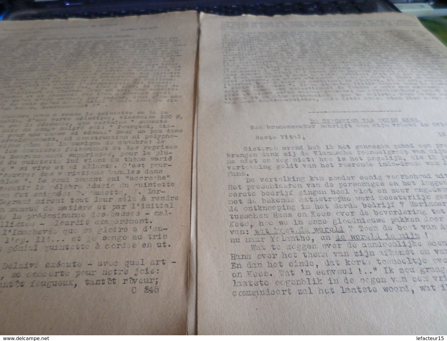 Revue N°11 De L'Oflag 7 B L'eventail - 1900 - 1949