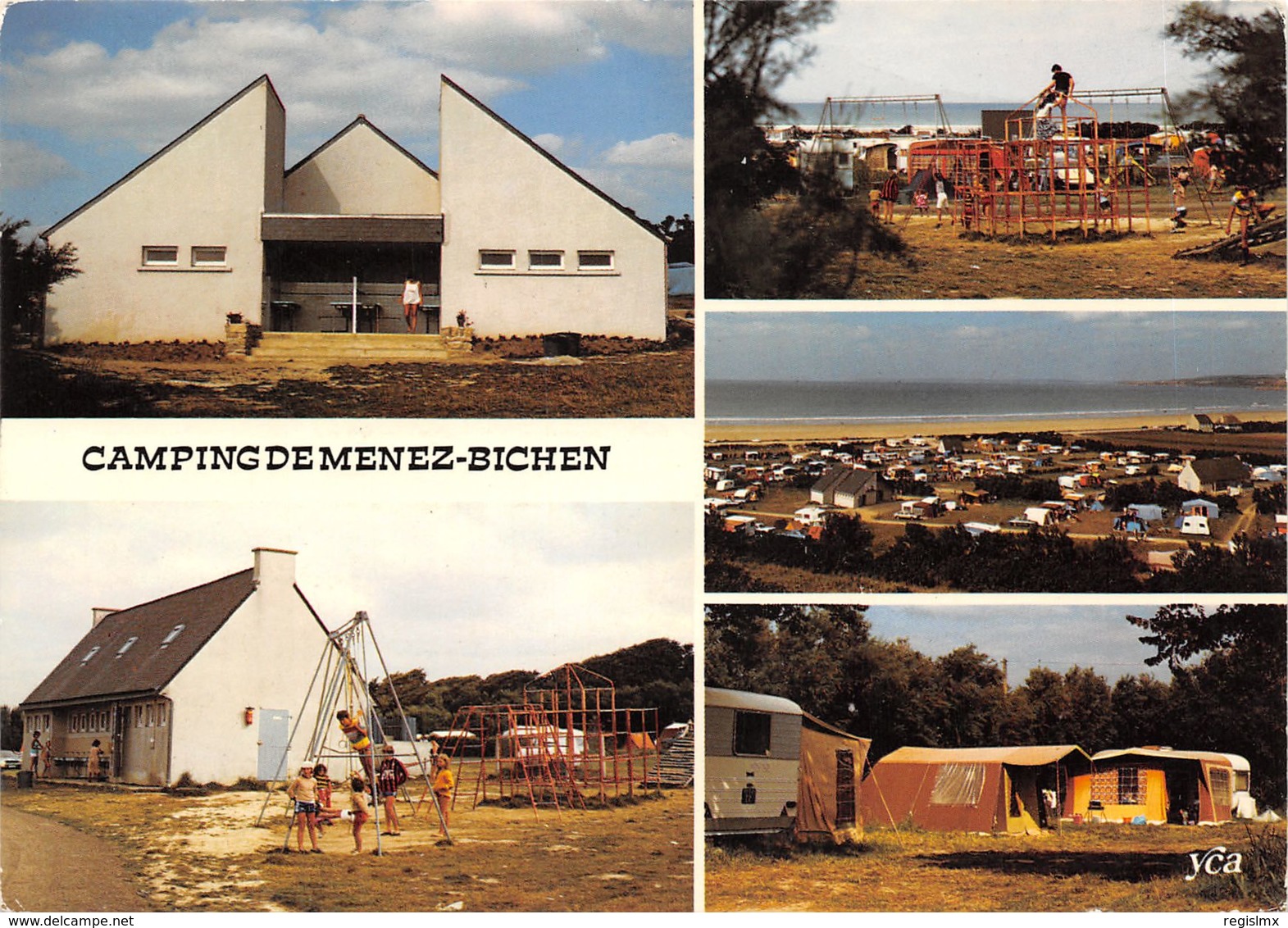 29-PENTREZ SAINT NIC-CAMPING DE MENEZ BICHEN-N°541-C/0043 - Autres & Non Classés