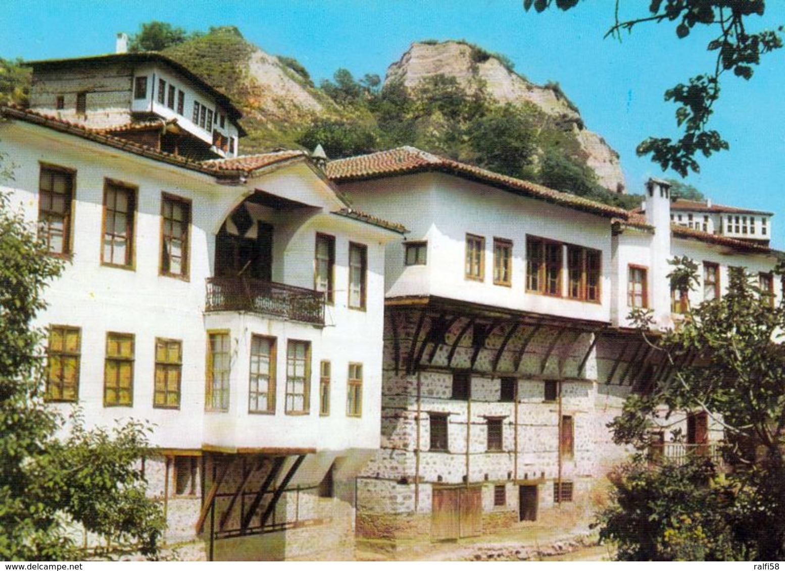 1 AK Bulgarien * Hist. Häuser In Melnik - Die Kleinste Stadt Bulgariens Mit Weniger Als 300 Einwohnern * - Bulgarie