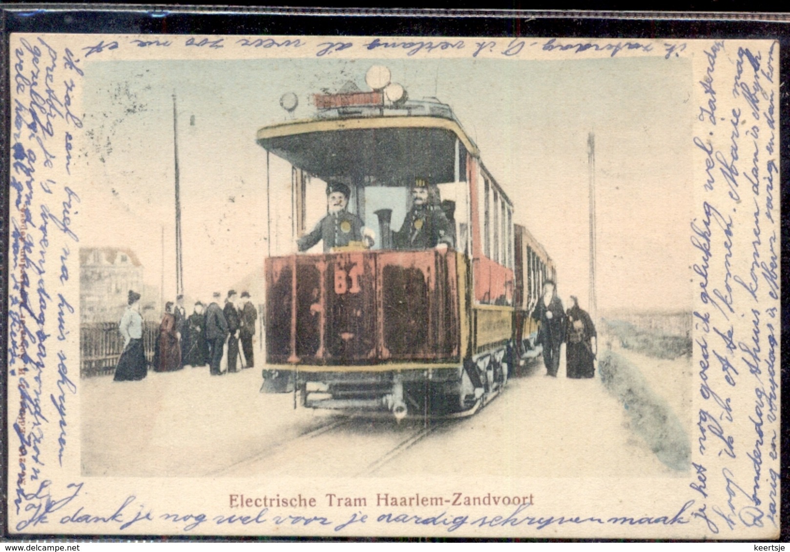 Zandvoort - Electrische Tram - Haarlem - 1904 - Zandvoort