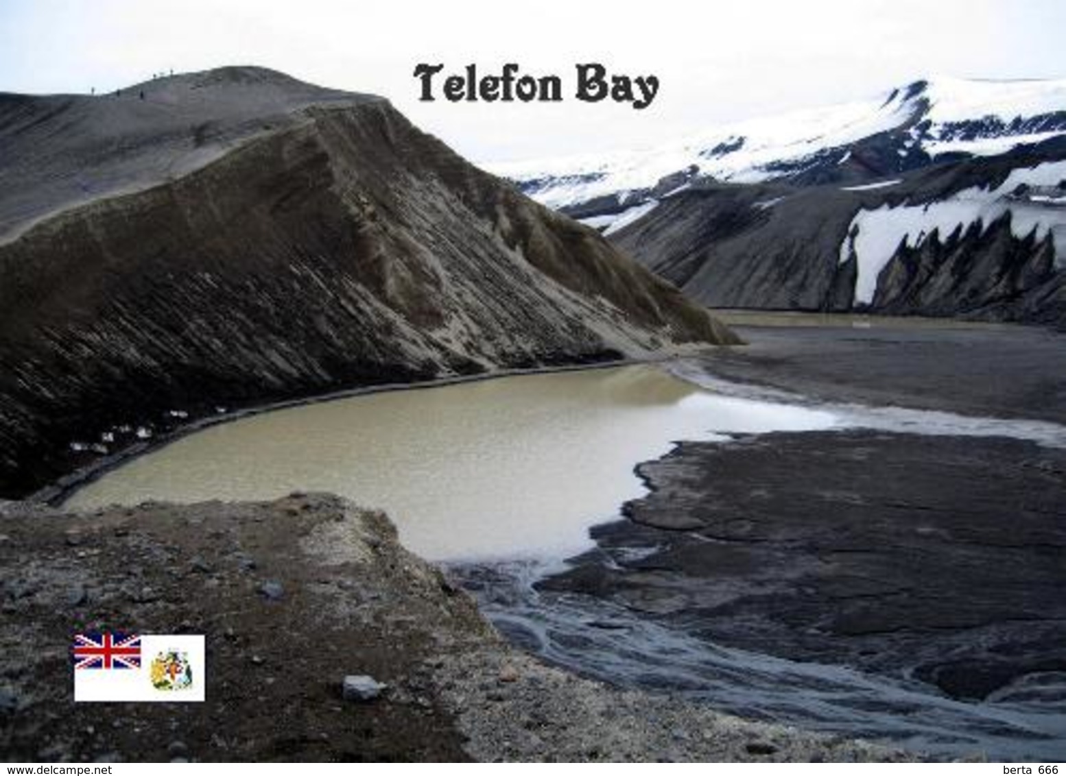 Antarctica Deception Island Telefon Bay New Postcard Antarktik AK - Sonstige & Ohne Zuordnung