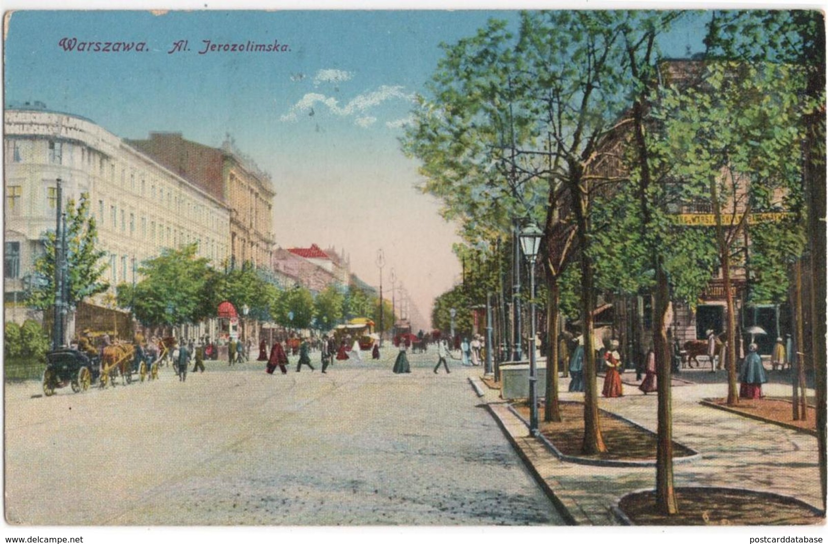 Warszawa - Al. Jerozolimska - & Tram - Polonia