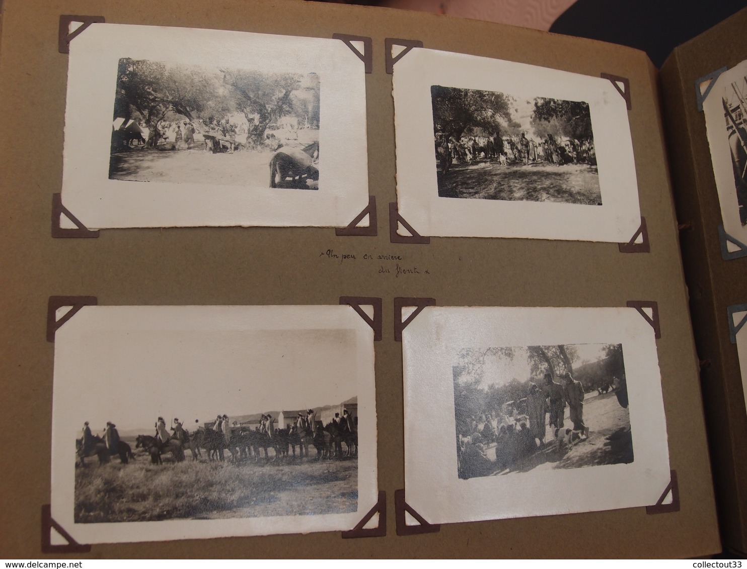 Militaria album photo guerre du Rif Maroc