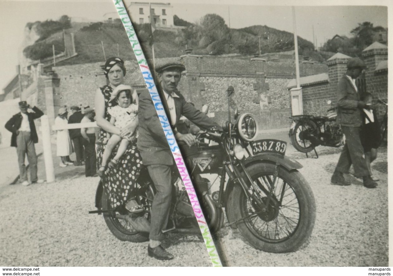 76 DIEPPE / PHOTO / 1934 / MOTO / MOTOCONFORT / MOTOBECANE / 338 Z 89 / 2 - Dieppe