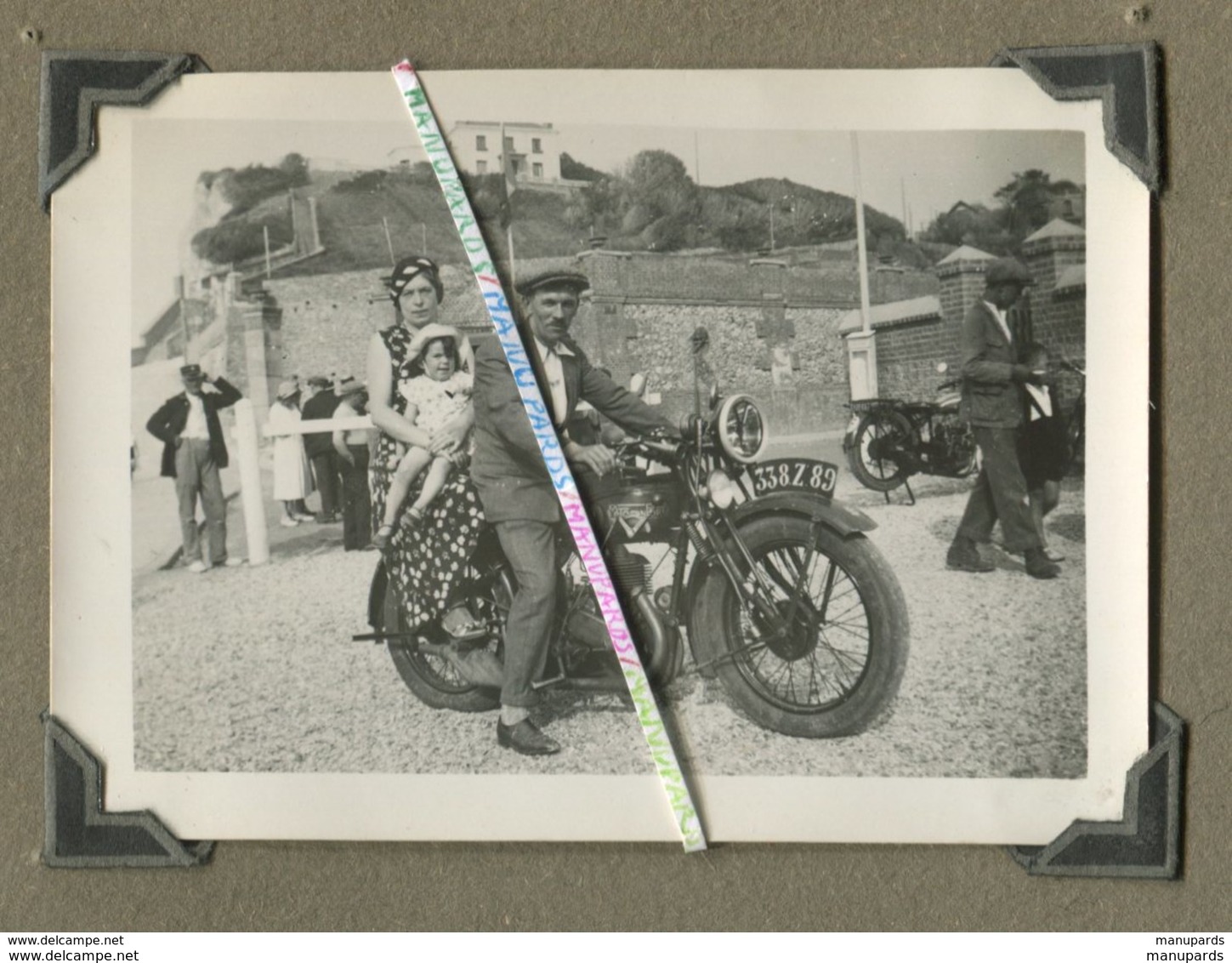 76 DIEPPE / PHOTO / 1934 / MOTO / MOTOCONFORT / MOTOBECANE / 338 Z 89 / 2 - Dieppe