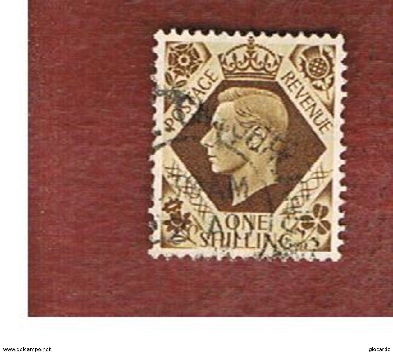 GRAN BRETAGNA (UNITED KINGDOM) -  SG 475   - 1939 KING GEORGE VI 1 SH    - USED° - Usati